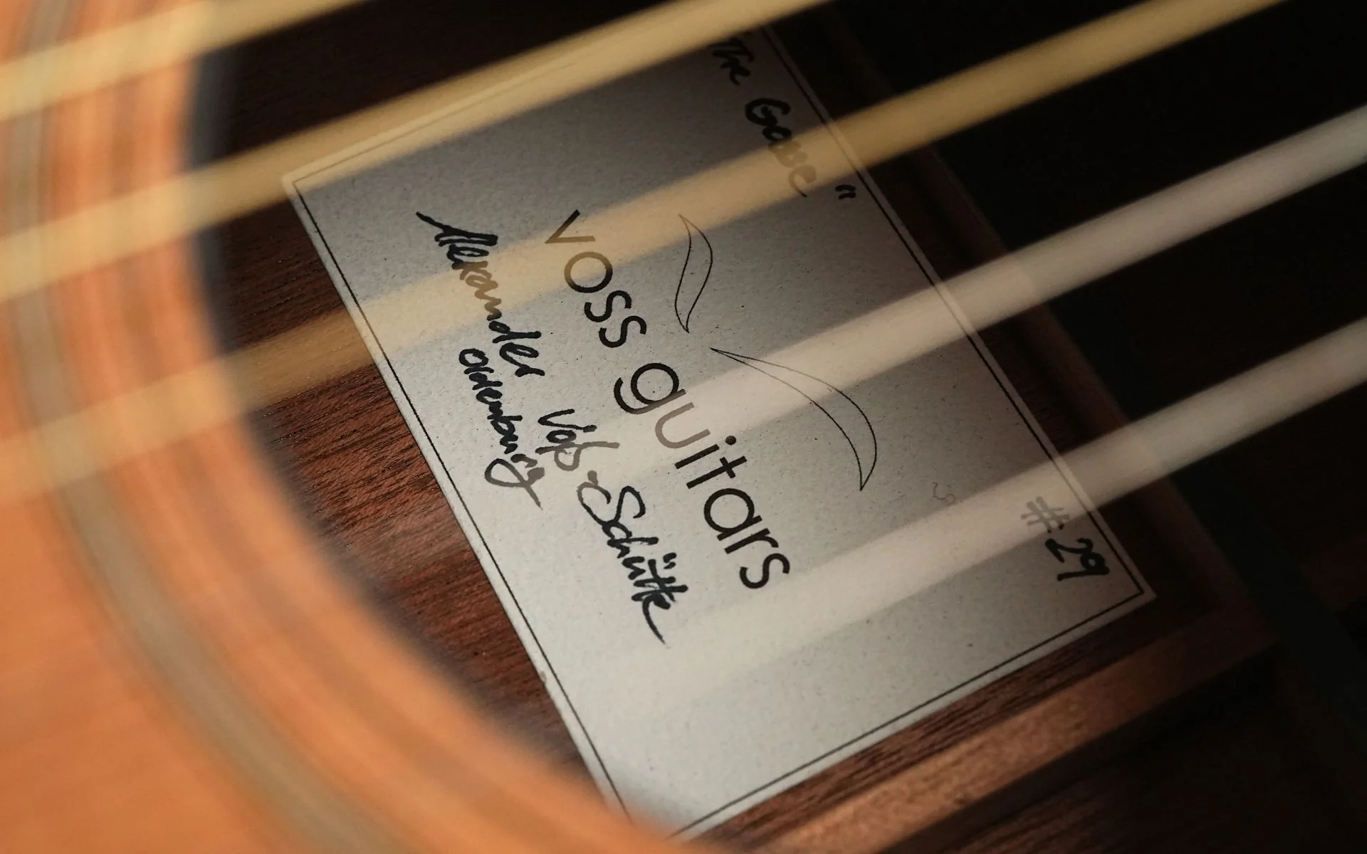 Alexander Voss The Goose Mahogany Torrefied Spruce 2020 - Image 11