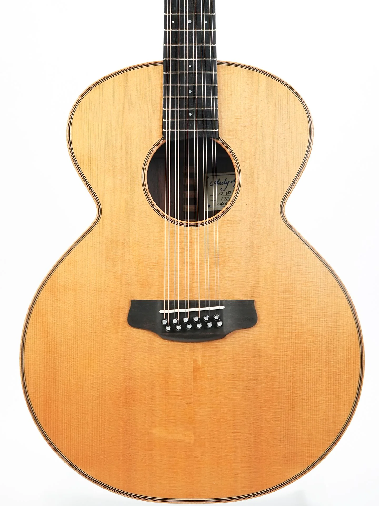 Andy Manson 12 String Madagascar Rosewood Alpine Spruce - Image 5