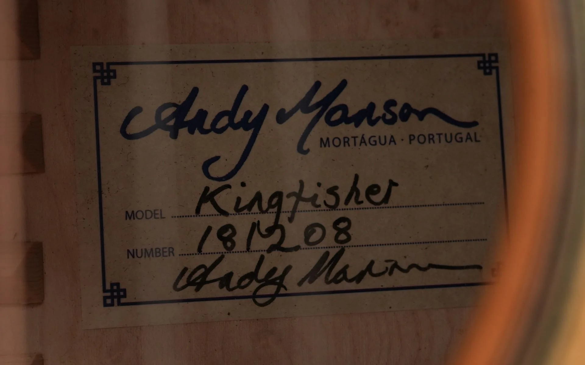Andy Manson Kingfisher Birdseye Maple 2018 - Image 11