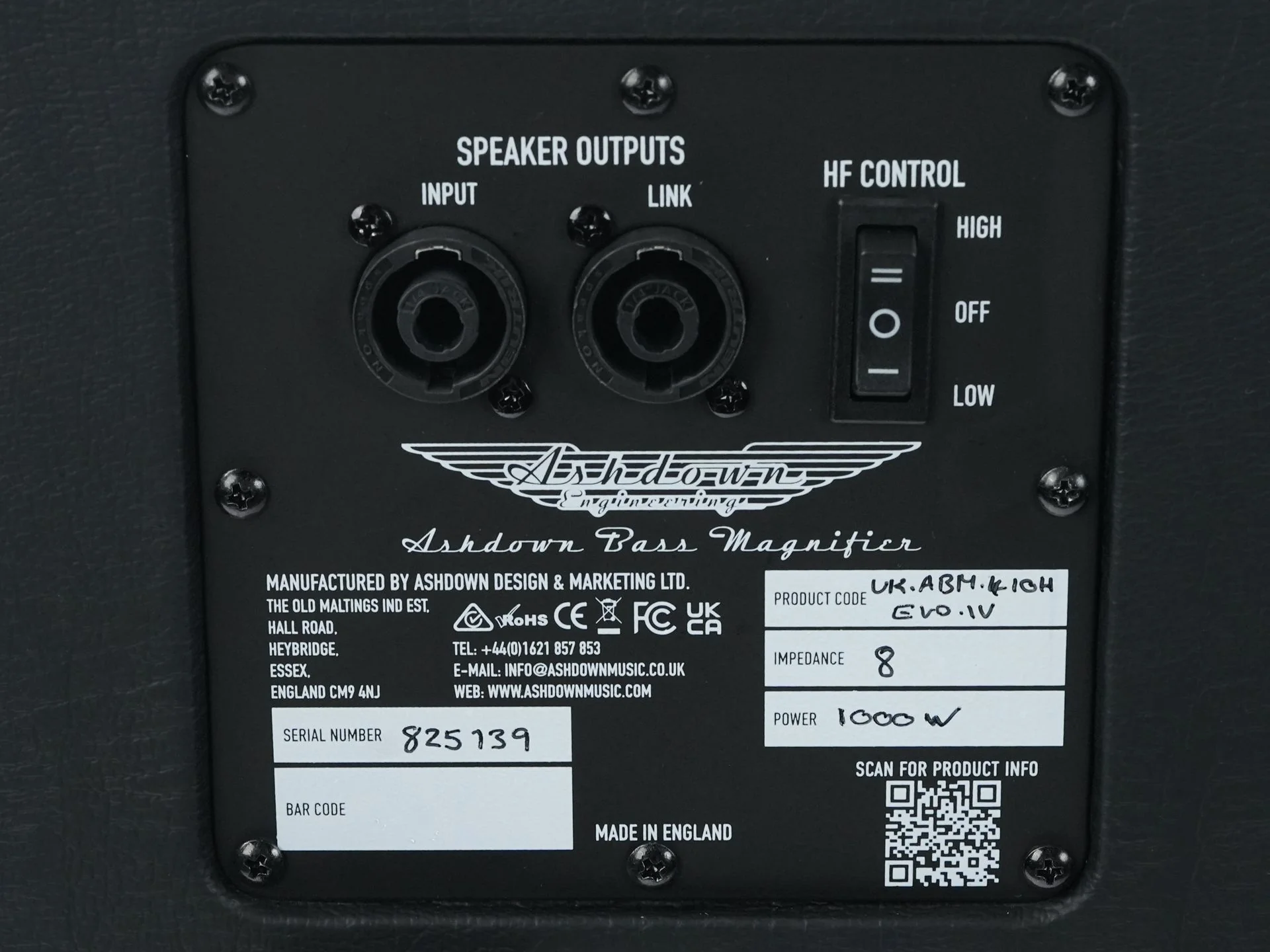 Ashdown UK ABM 410 EVO IV Cabinet - Image 7