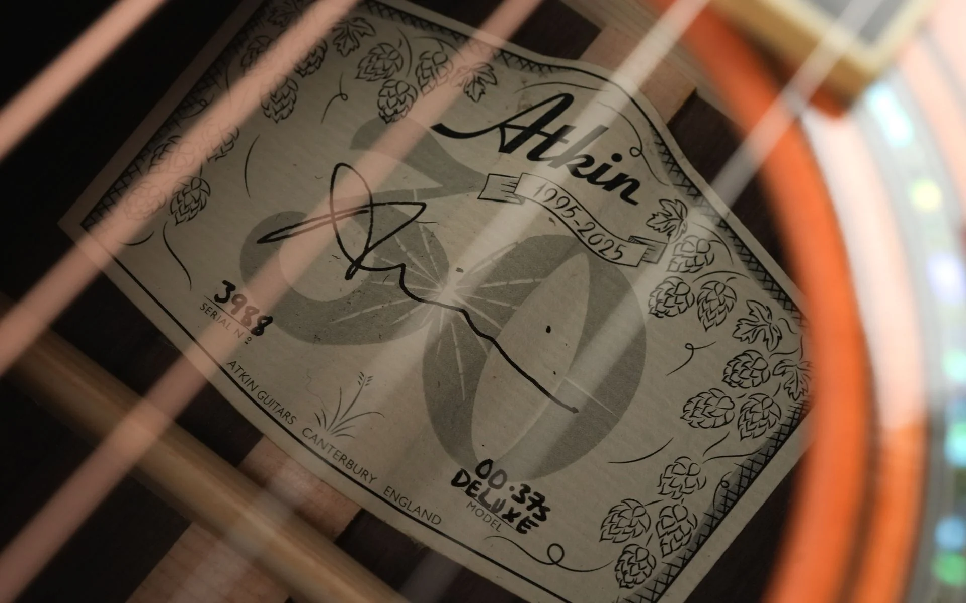 Atkin 0037S 12 Fret Deluxe Style 41 - Image 11