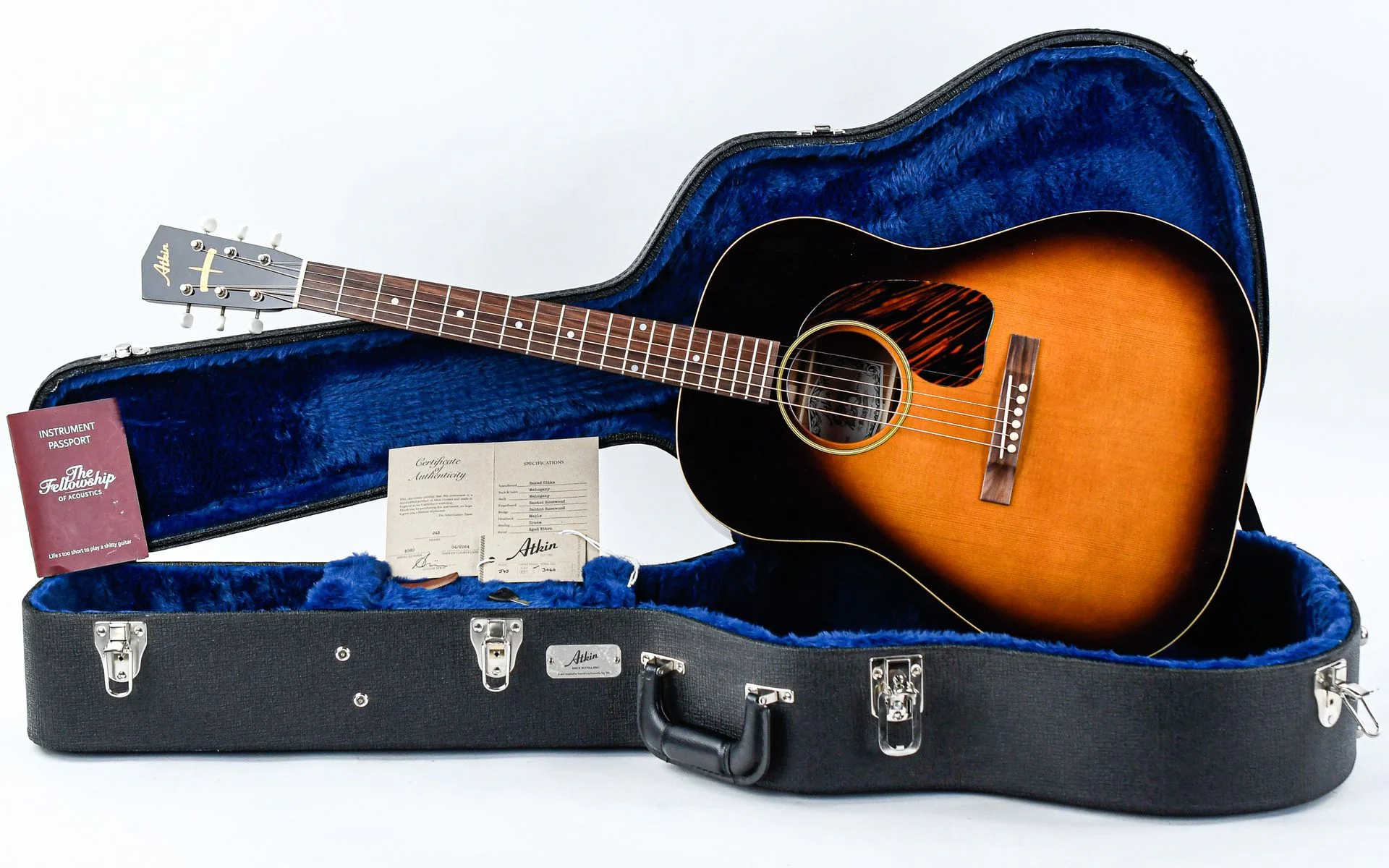 Atkin J43 Baked Sitka Mahogany Aged Sunburst - Image 3