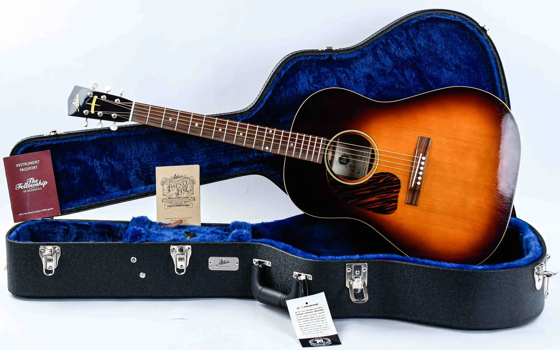 Atkin J43 Baked Sitka Mahogany Aged Sunburst Lefty - Image 3