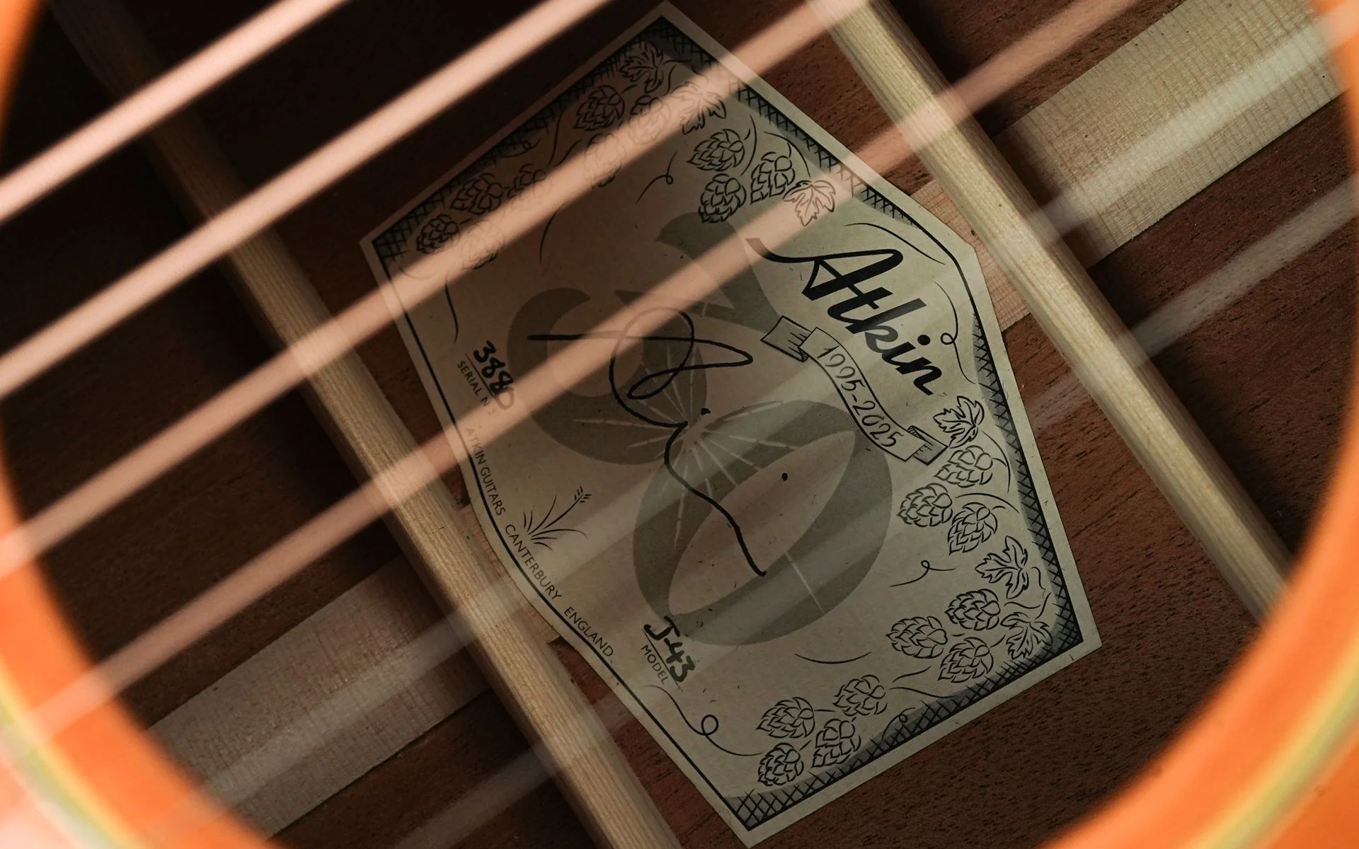 Atkin JT43 Mahogany Spruce Natural - Image 12