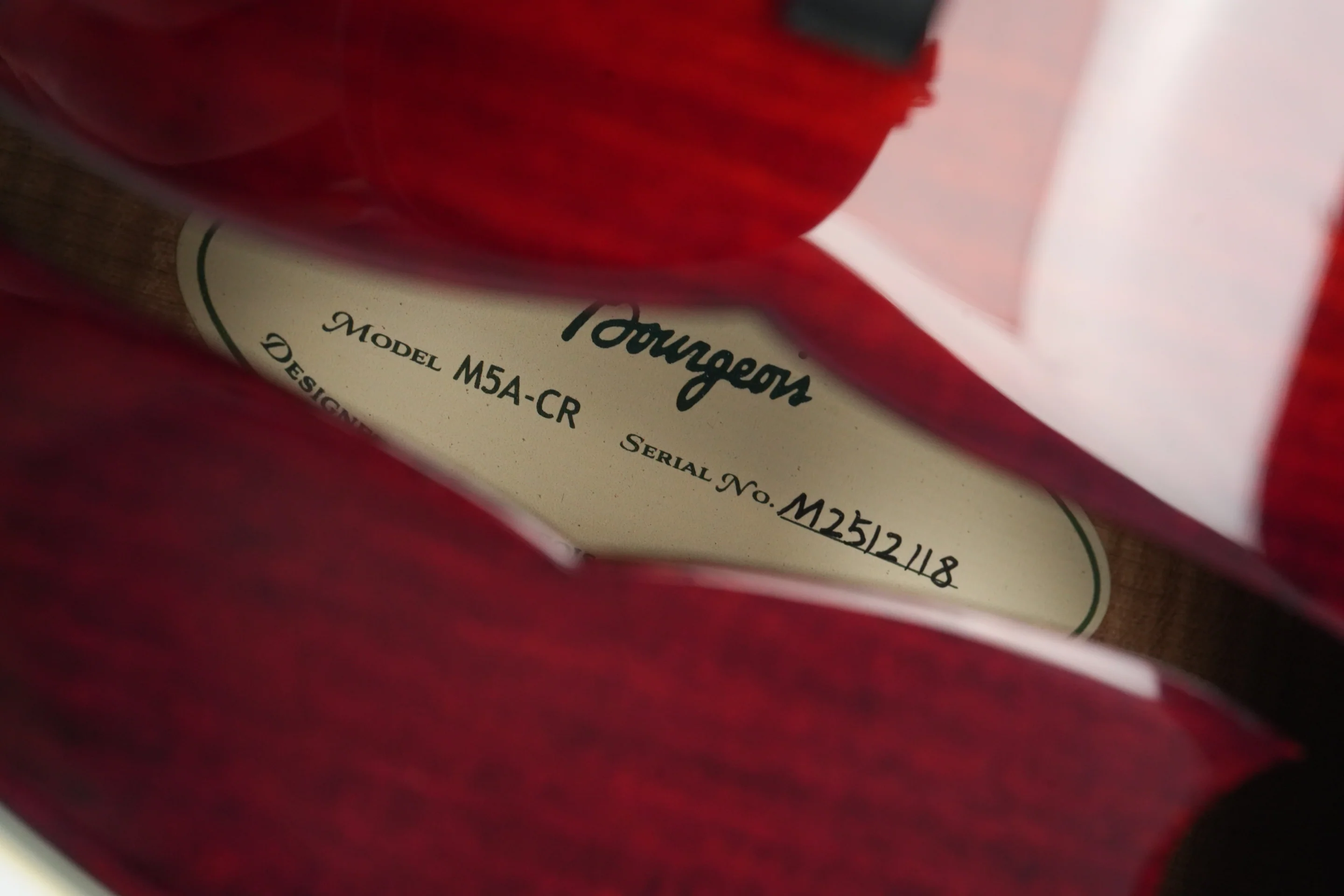 Bourgeois M5A A Style Cordovan Red Ltd. - Image 12