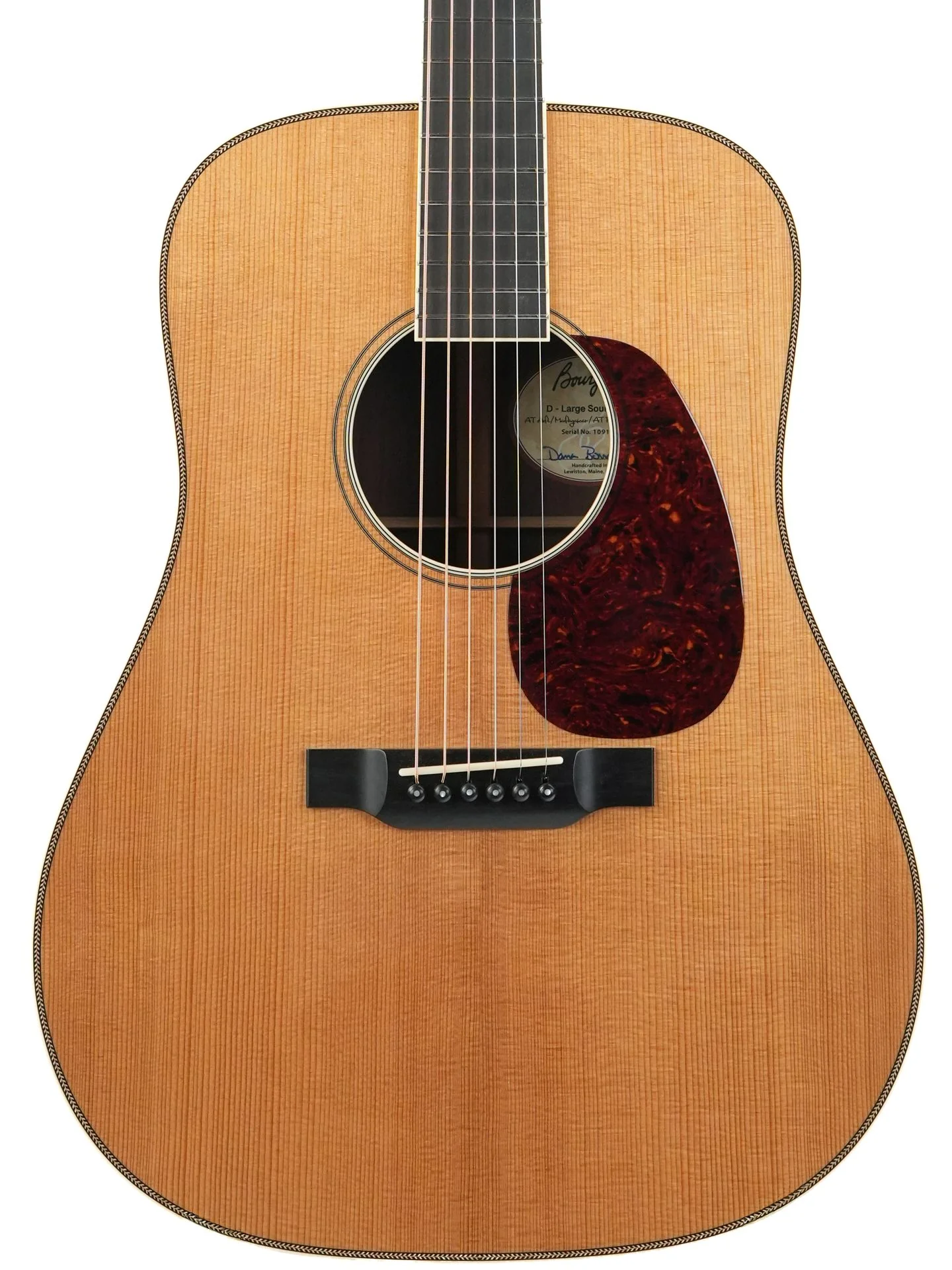 Bourgeois D Large Soundhole Madagascar Adirondack #10917 - Image 5