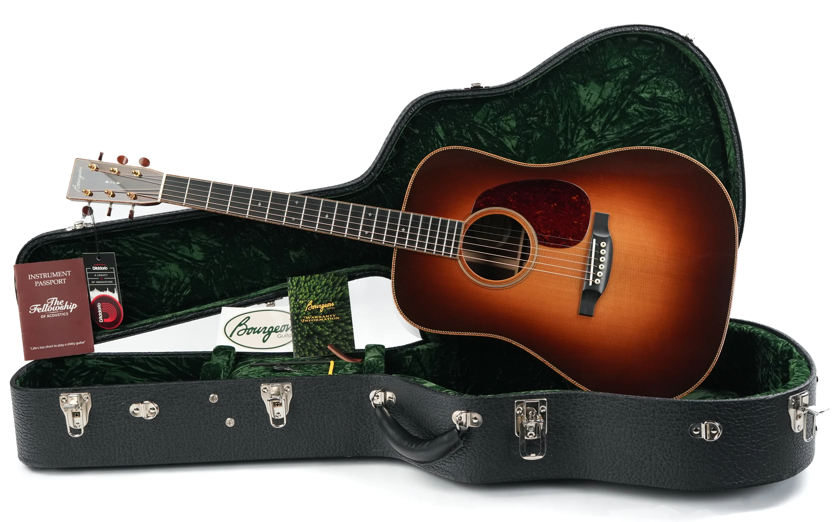 Bourgeois DB Signature Deluxe D Madagascar Rosewood Adirondack Spruce Sunburst 2025 - Image 3