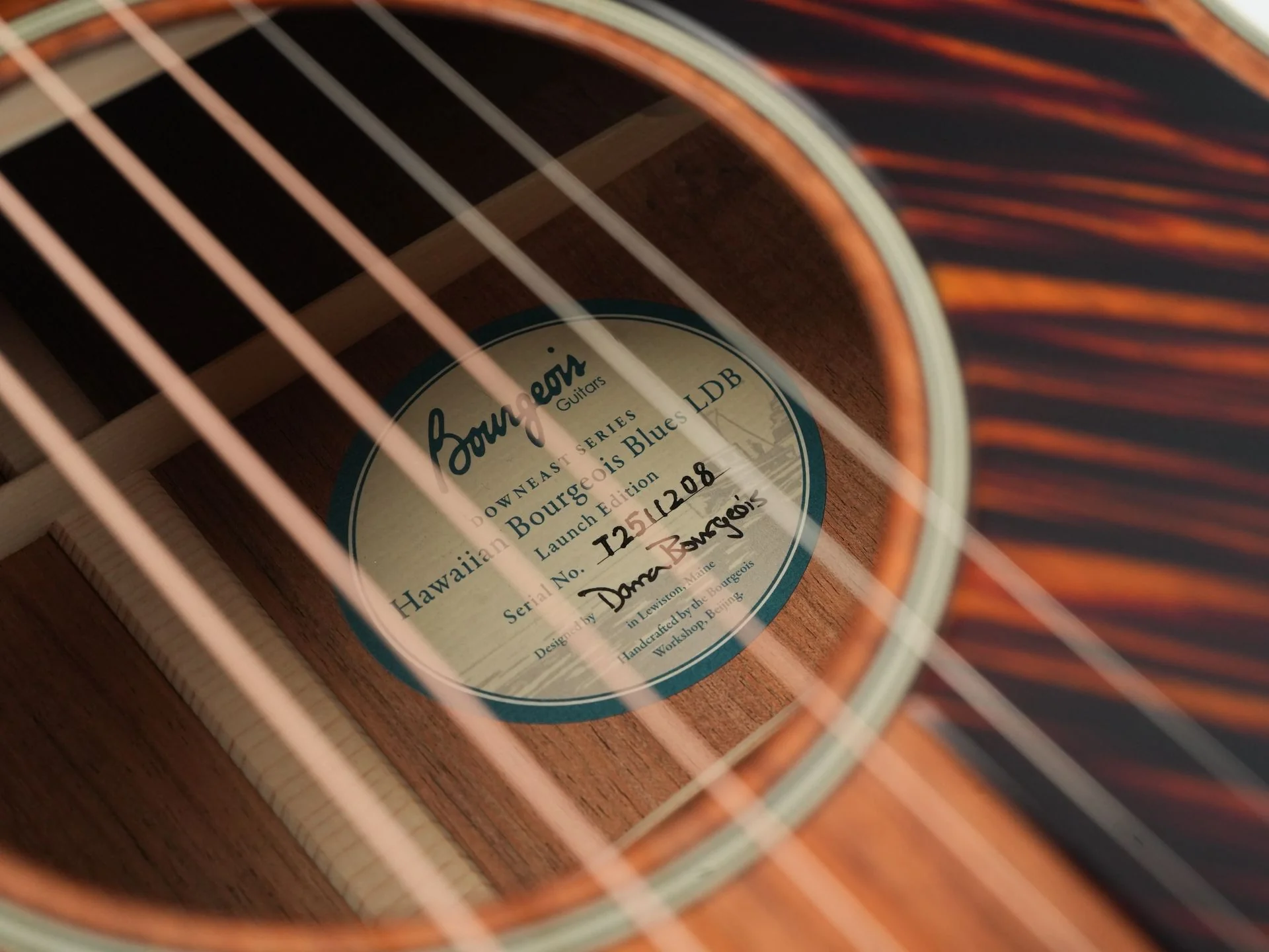Bourgeois Down East Series LDB Blues All Koa - Image 10