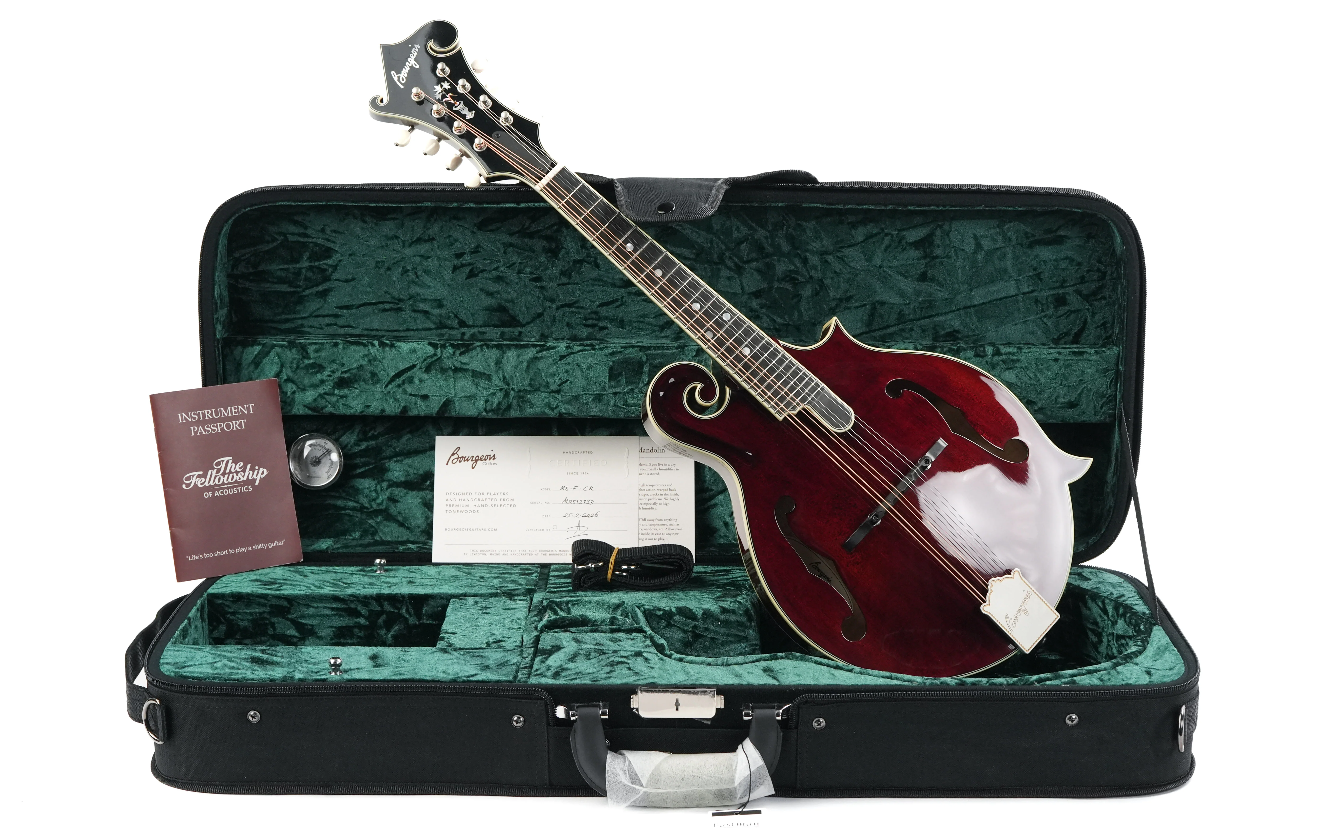 Bourgeois M5F F Style Cordovan Red Ltd. - Image 3