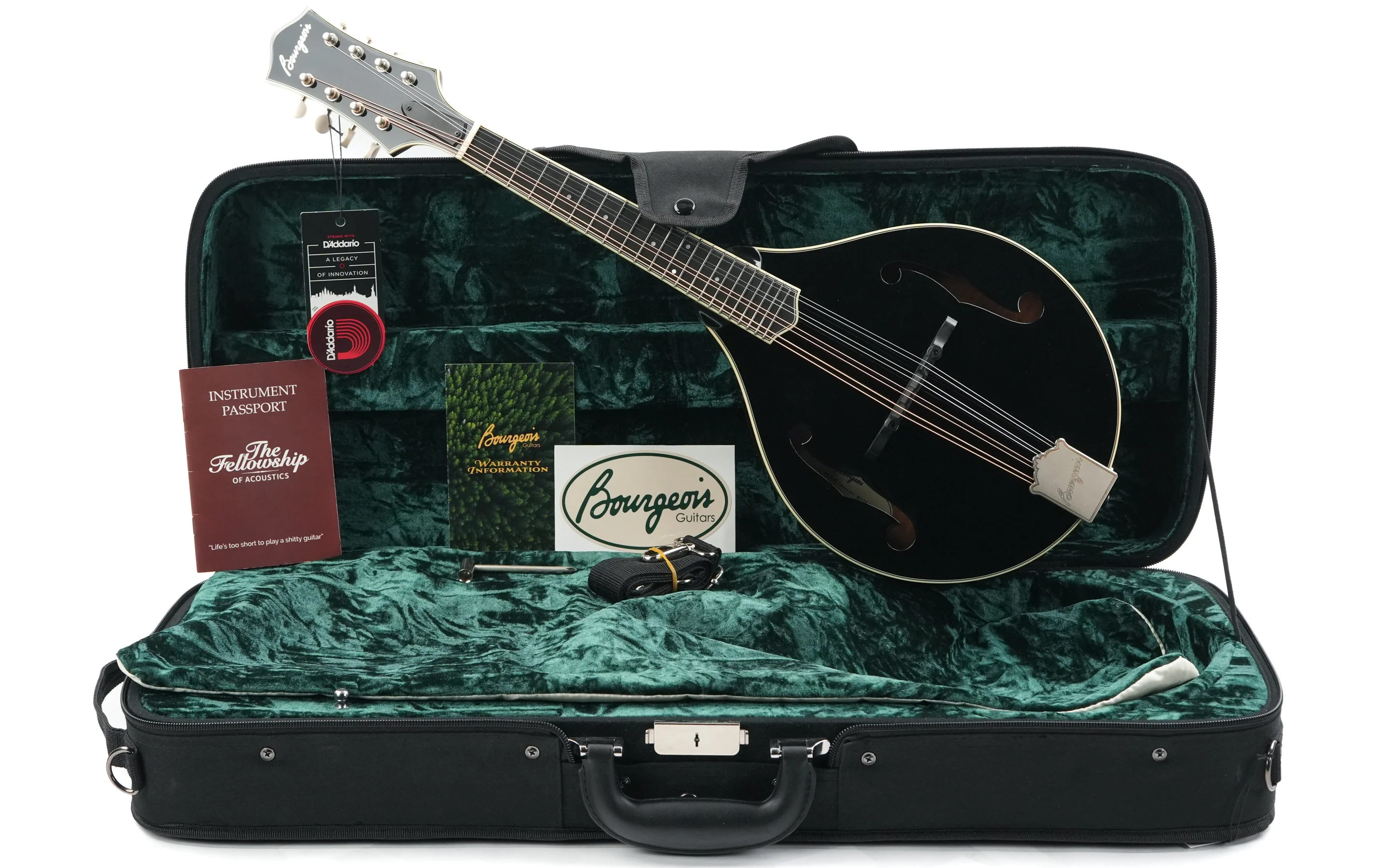 Bourgeois M5A Mandolin Ebony 2023 - Image 3