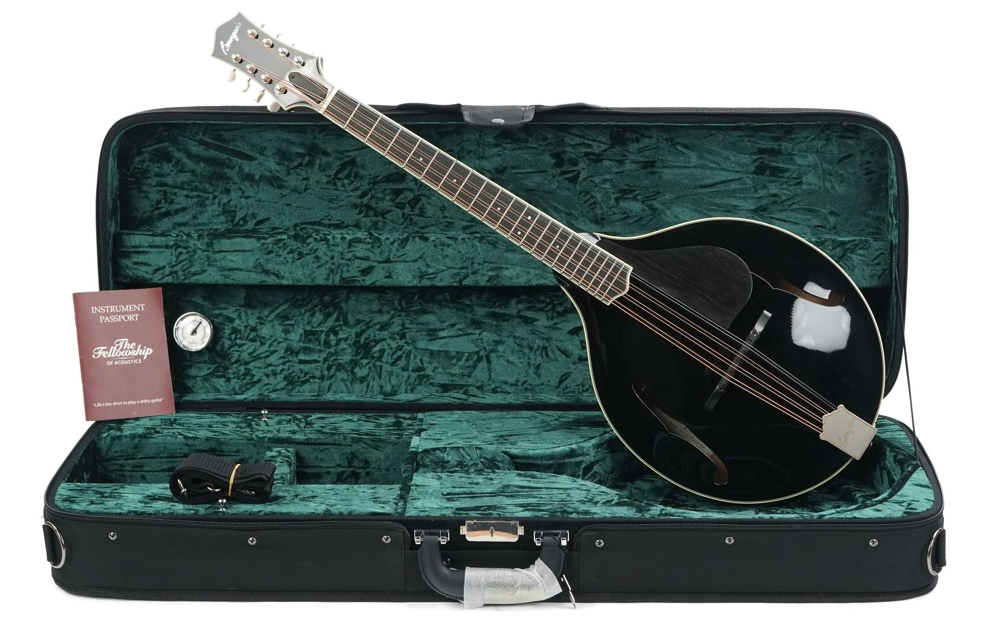 Bourgeois M5O Black Top Octave Mandolin - Image 3