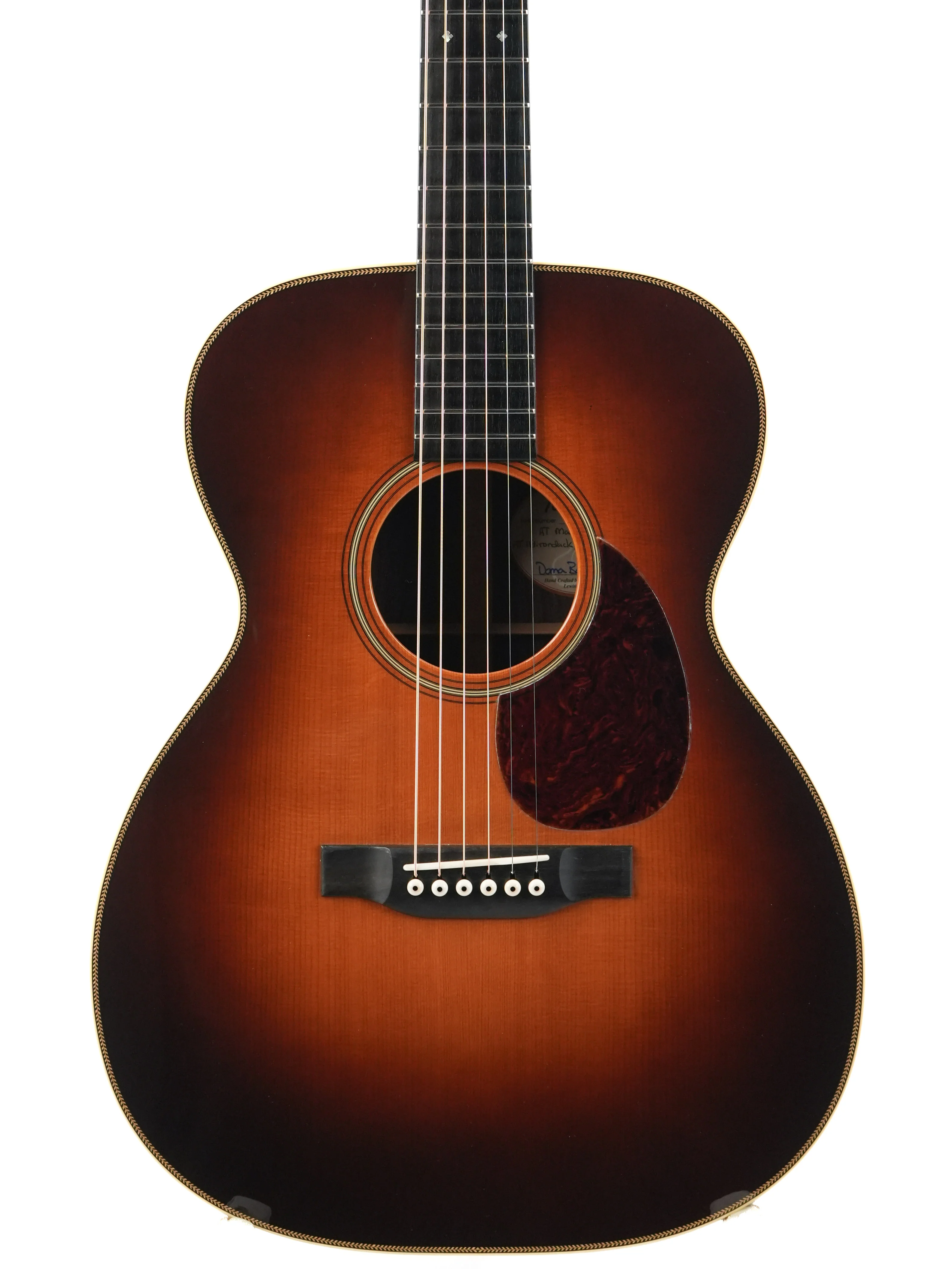 Bourgeois OM Aged Tone Adirondack Madagascar Sunburst 2015 - Image 5