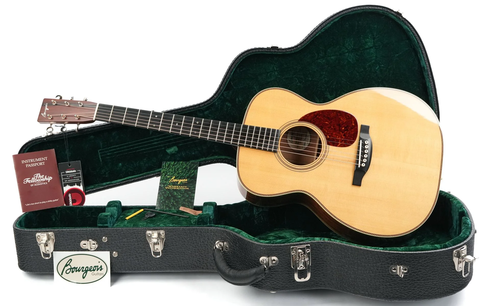 Bourgeois OM Aged Tone Panama Red 2023 - Image 3