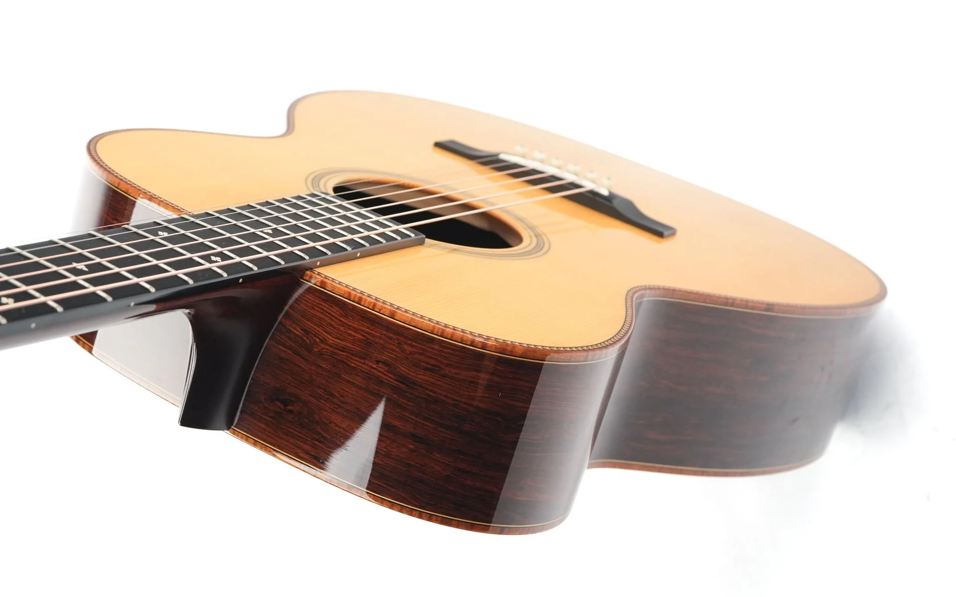 Bourgeois OM DB Signature Madagascar Adirondack 2015 - Image 10