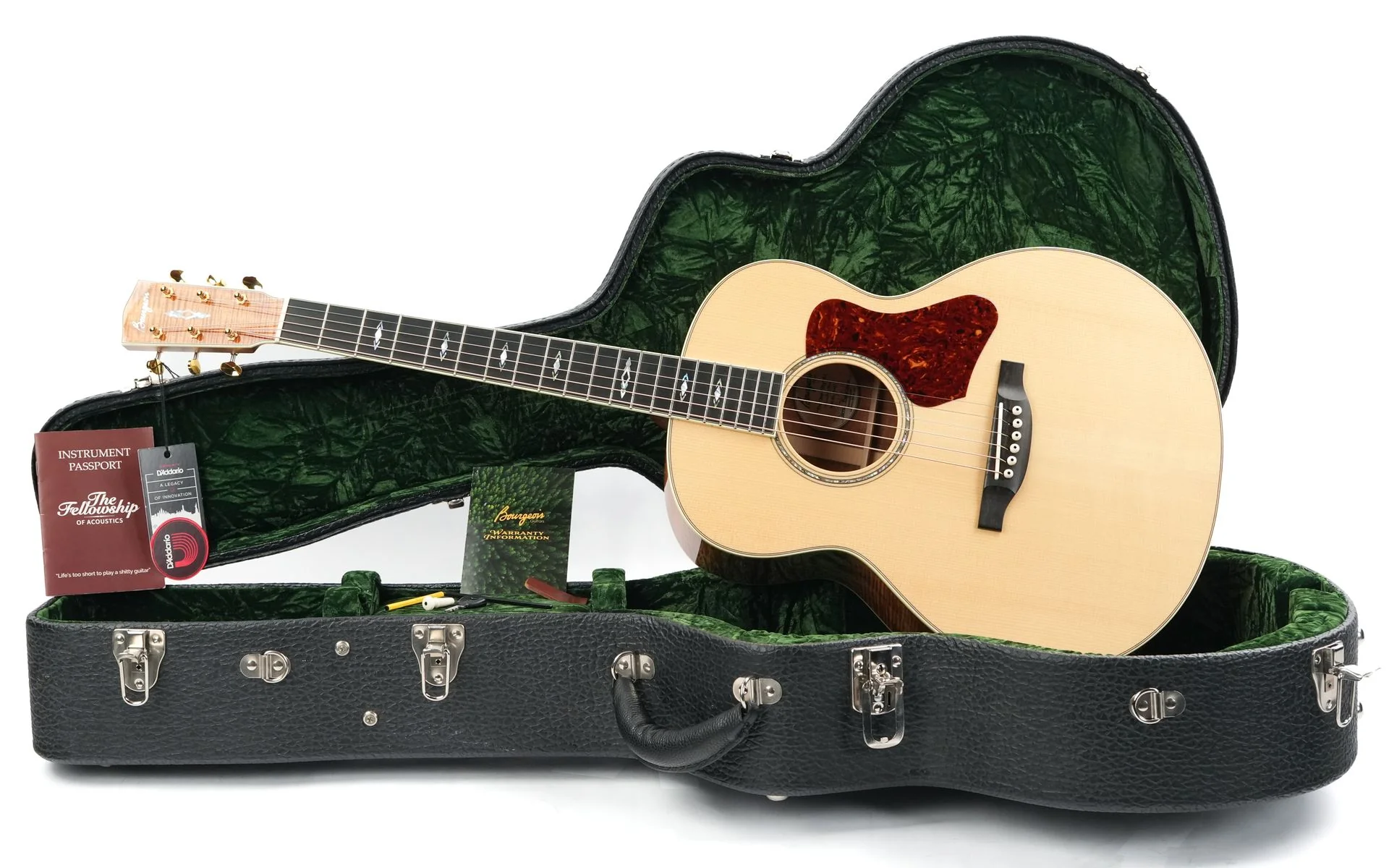 Bourgeois The One Fifty SJ Adirondack Flamed Koa 2024 - Image 3