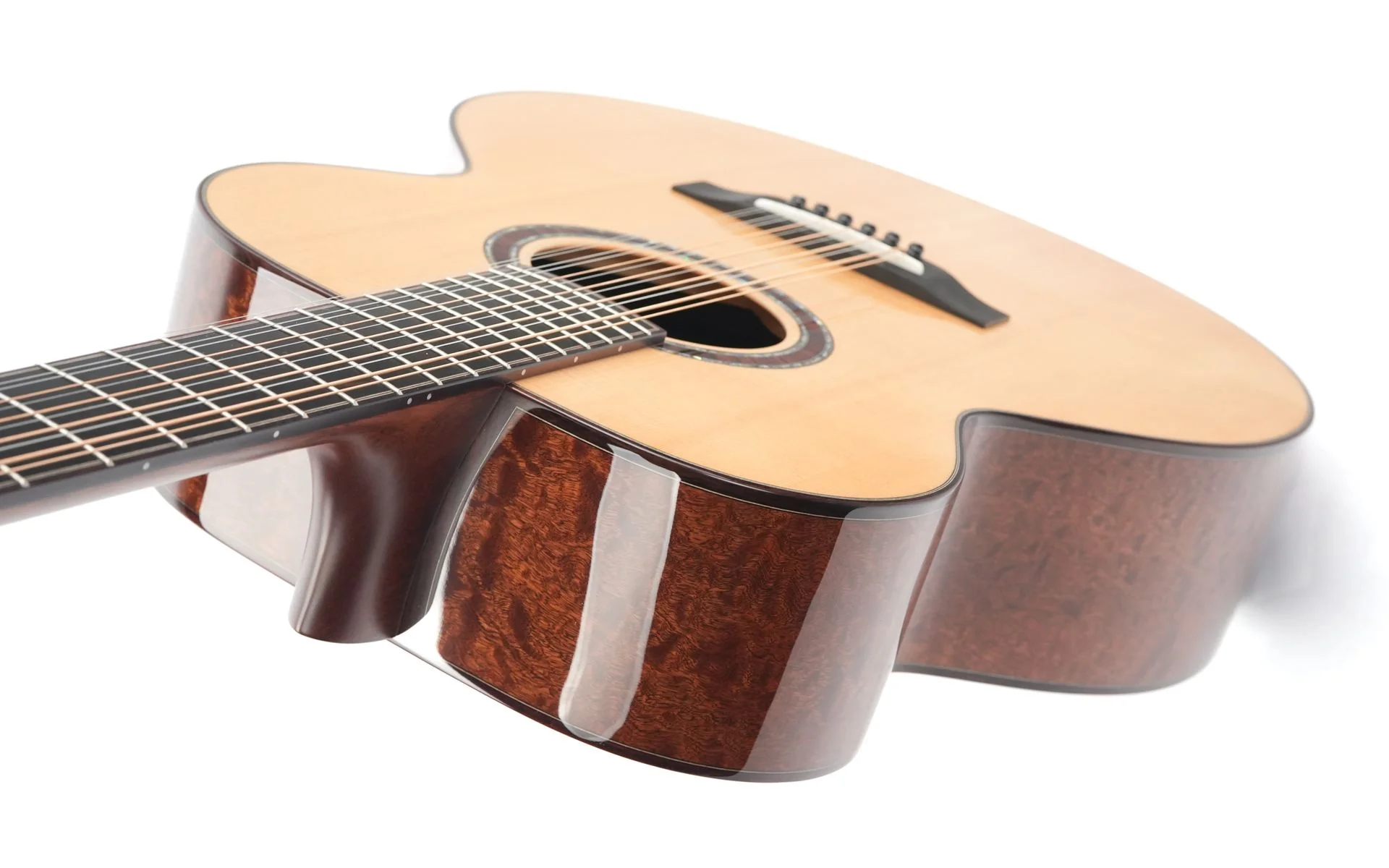 BSG GJ11F Quilted Mahogany Sitka Spruce 12 String - Image 10