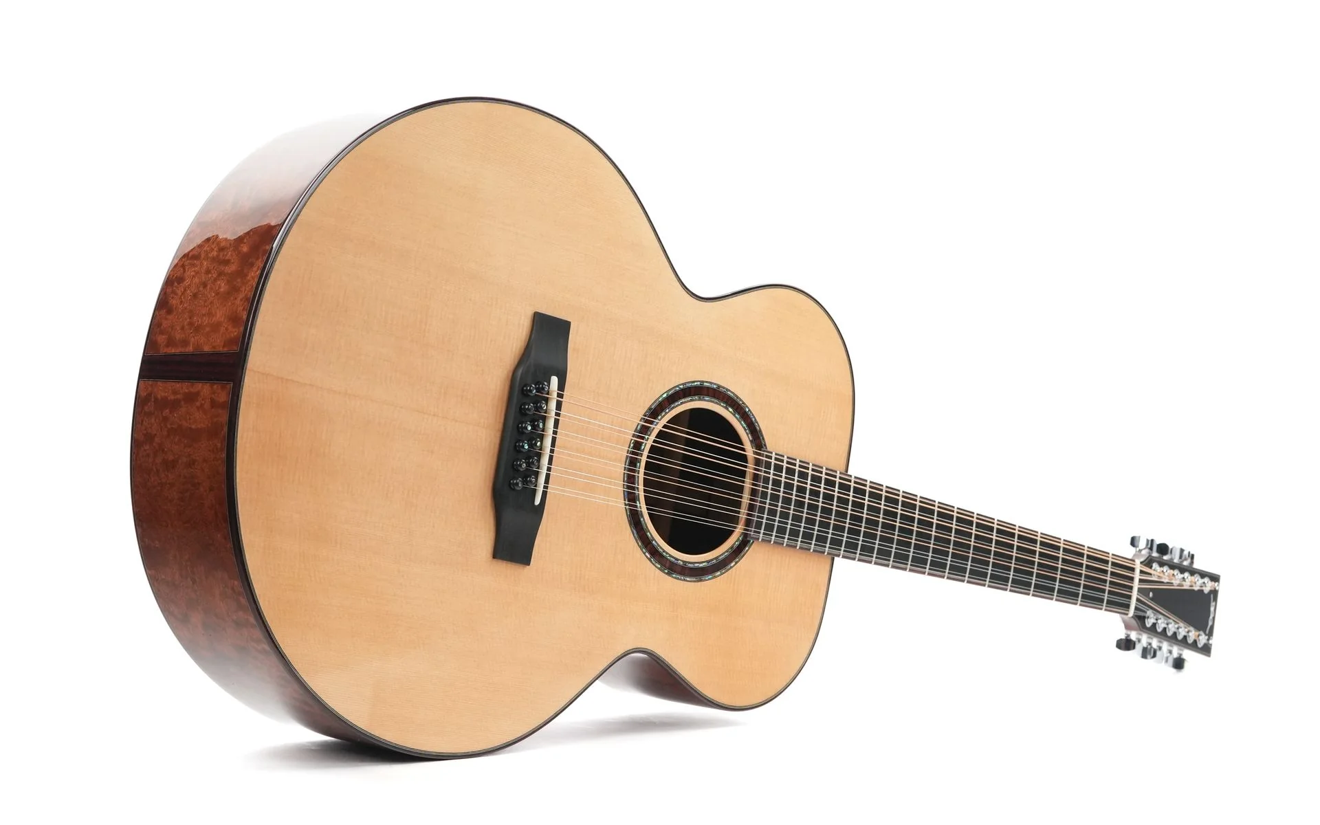 BSG GJ11F Quilted Mahogany Sitka Spruce 12 String - Image 13