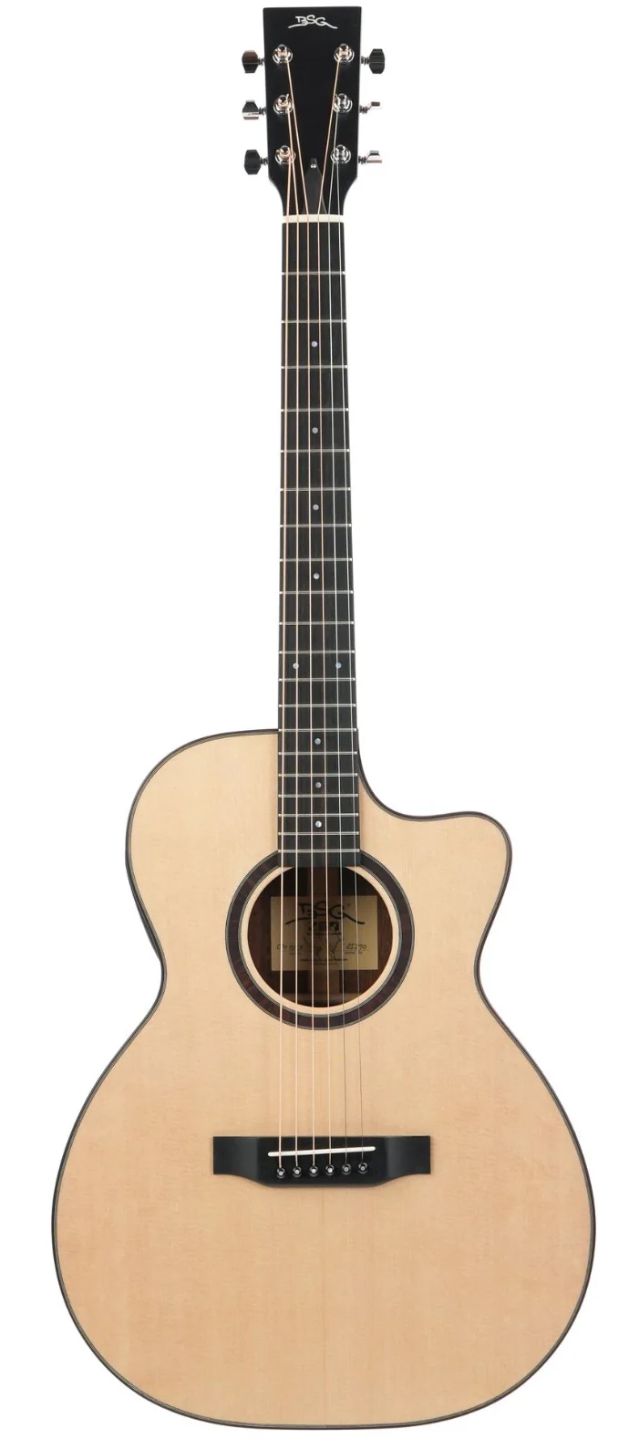 BSG OM10CF Sitka Mahogany