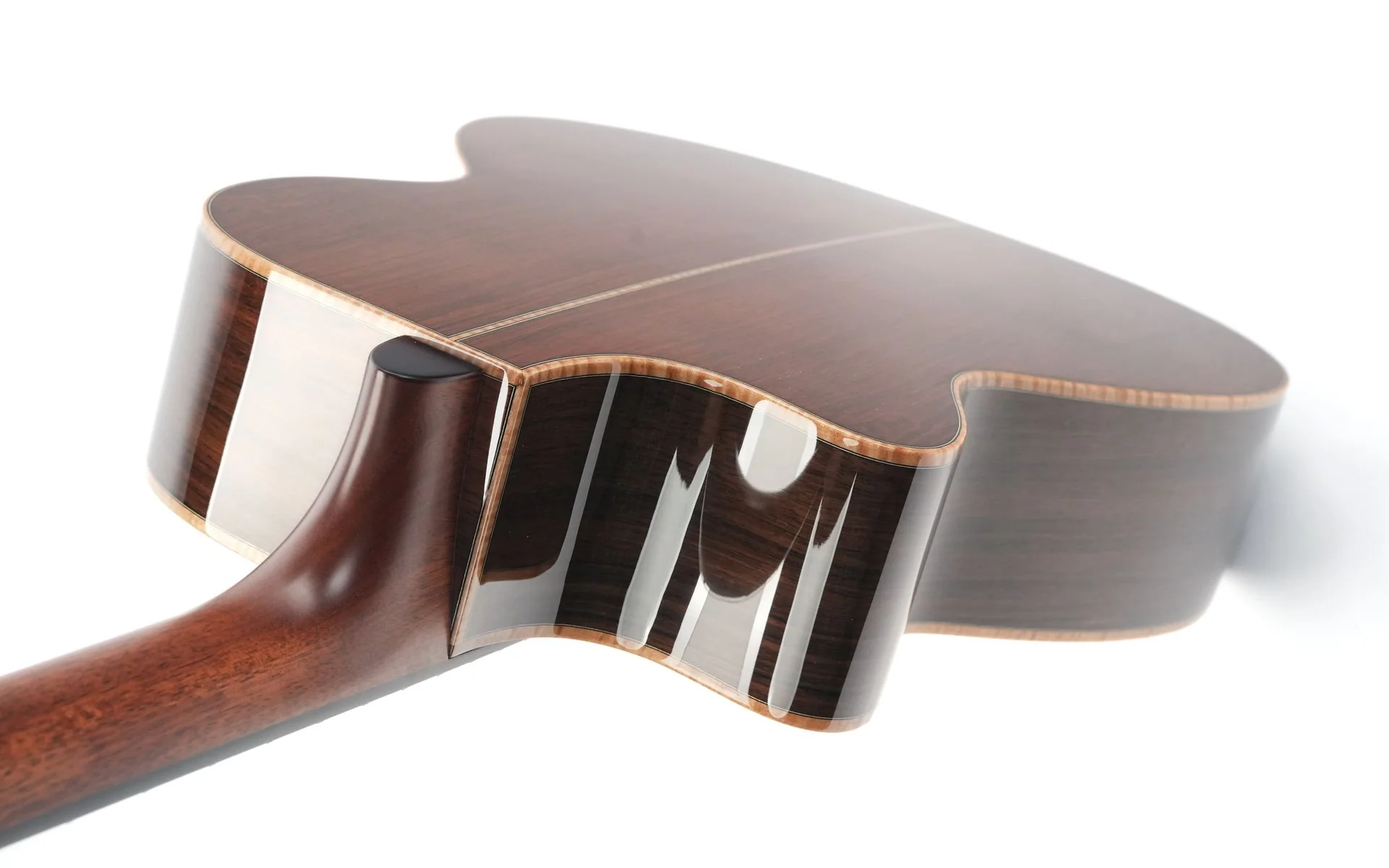 BSG OM32CF Nylon Spruce Madagascar Rosewood - Image 9