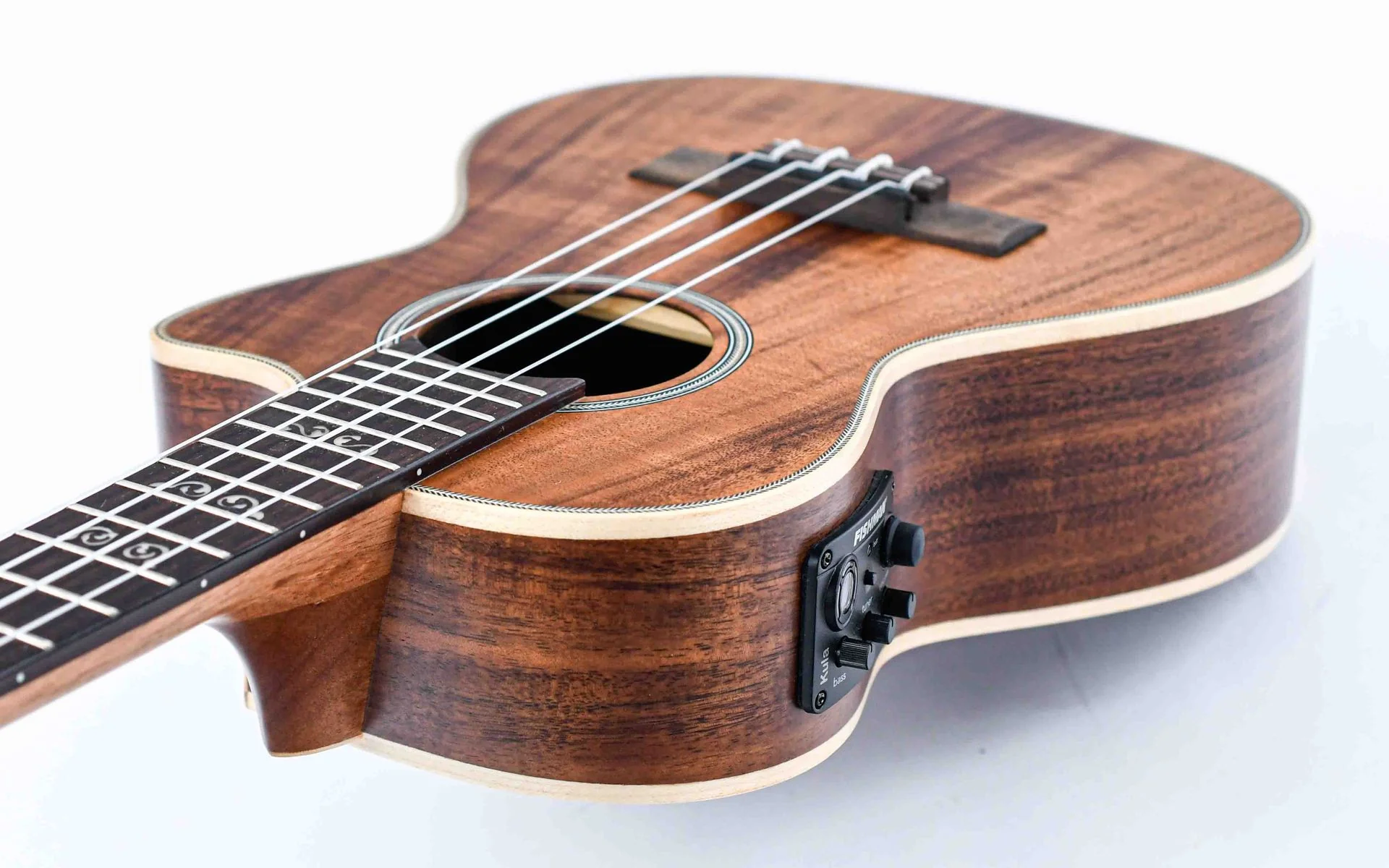 Kala Solid Acacia Tenor Ukulele w/ Cutaway & EQ - Image 9