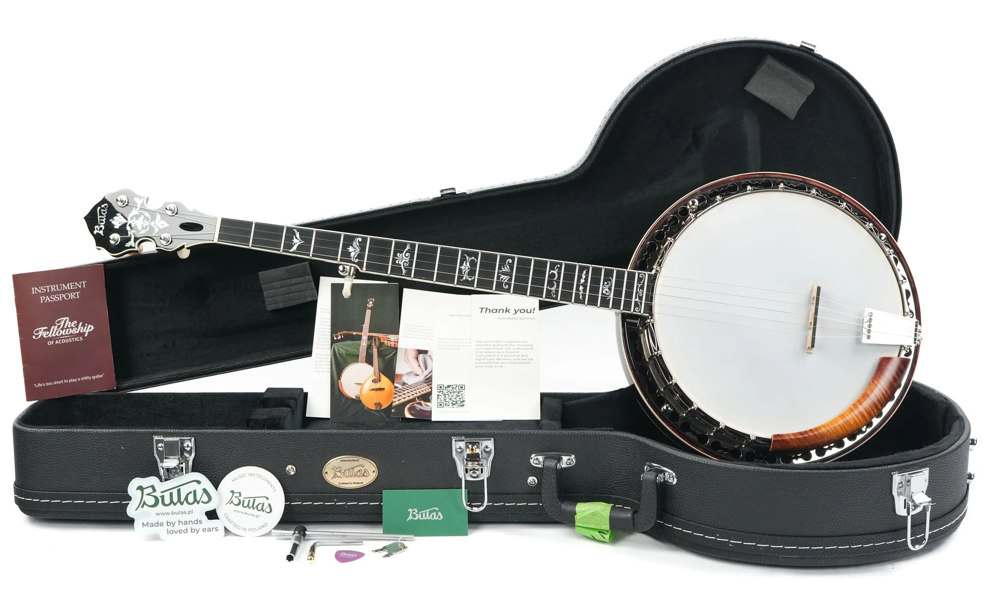 Bulas Echo Valley Resonator Banjo - Image 3