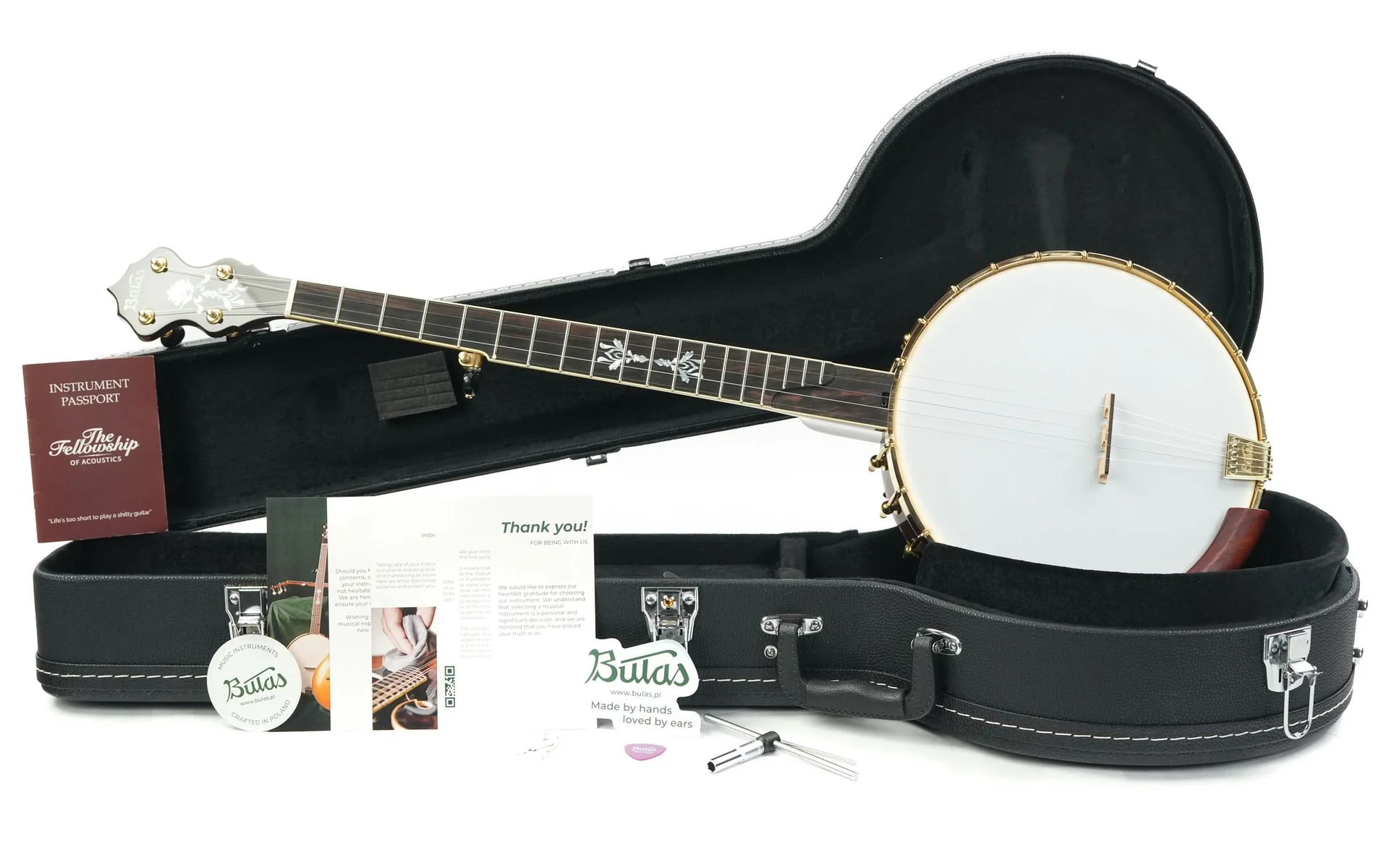 Bulas Old Joe 12" Open Back Banjo - Image 3