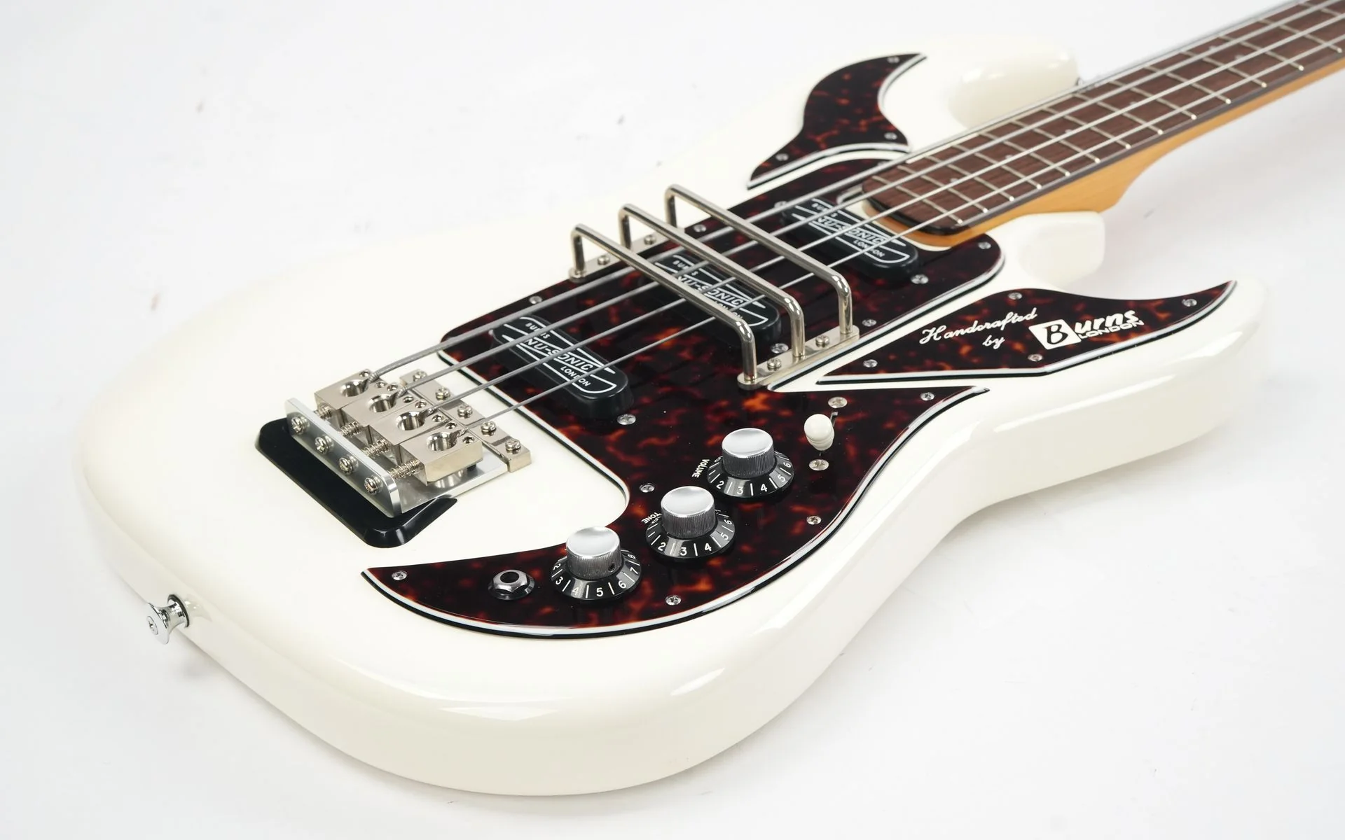 Burns 1964 The Shadows Bass 'The Legend' White 2011 - Image 11