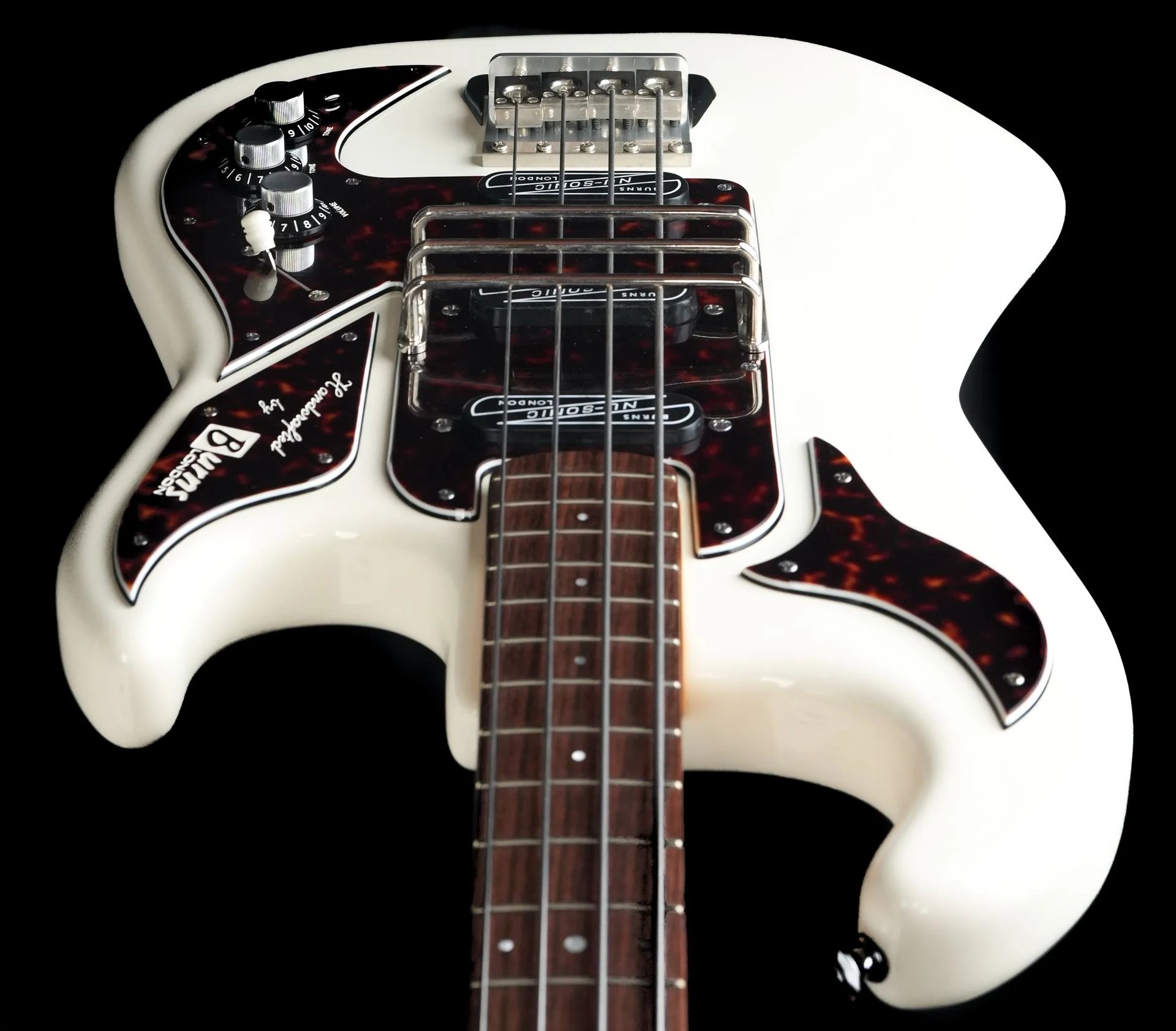 Burns 1964 The Shadows Bass 'The Legend' White 2011 - Image 12