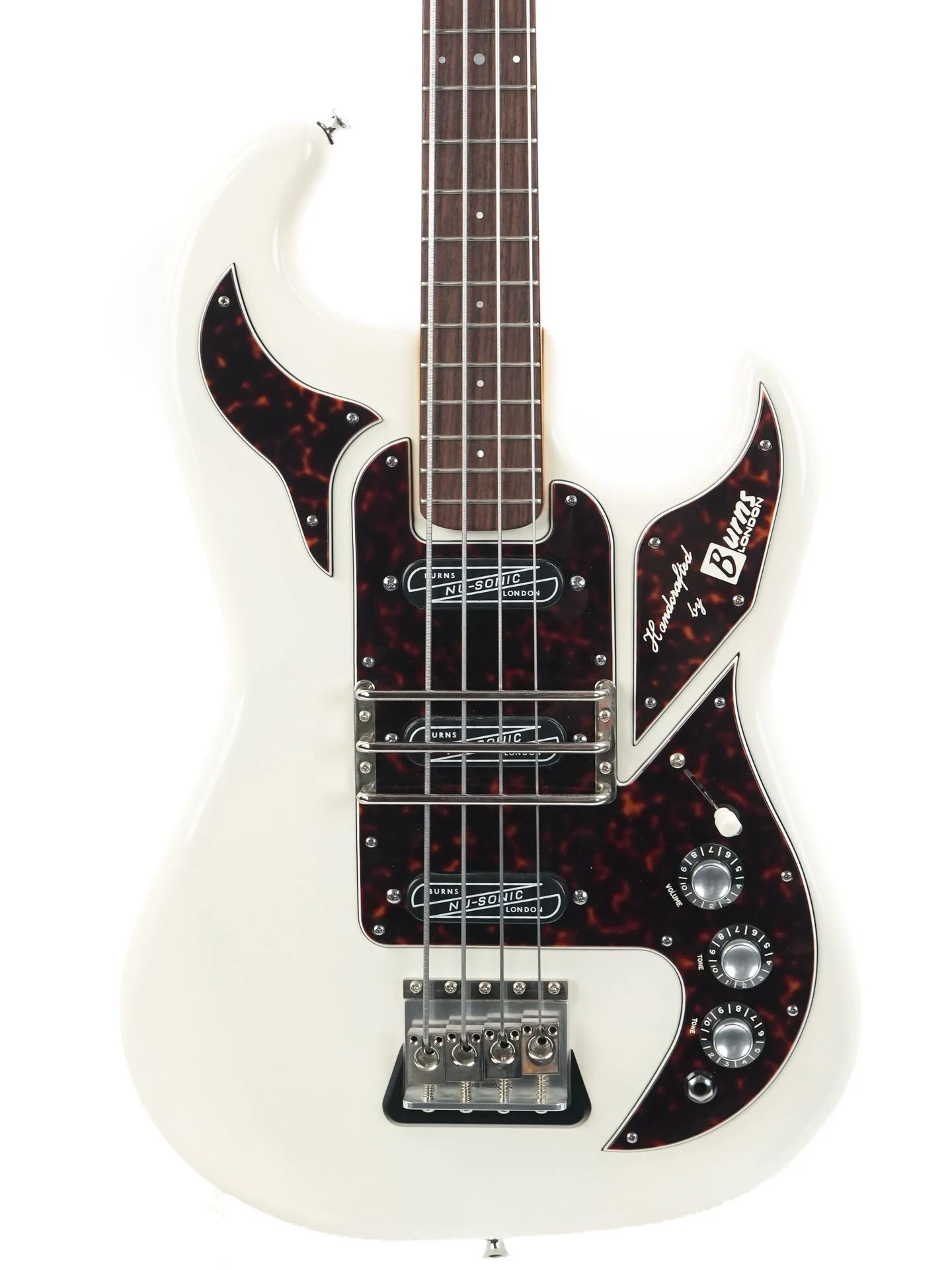 Burns 1964 The Shadows Bass 'The Legend' White 2011 - Image 5