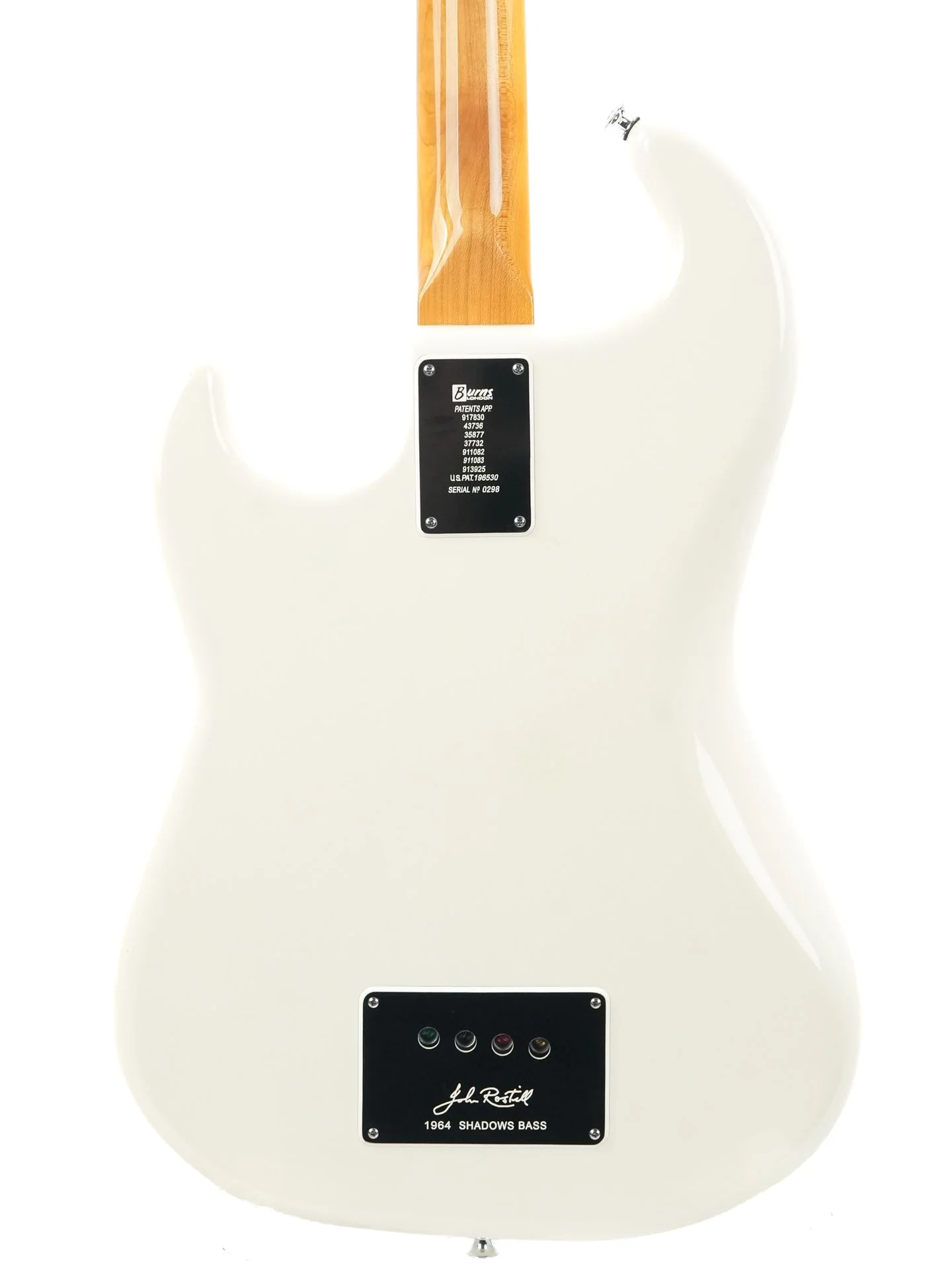 Burns 1964 The Shadows Bass 'The Legend' White 2011 - Image 8