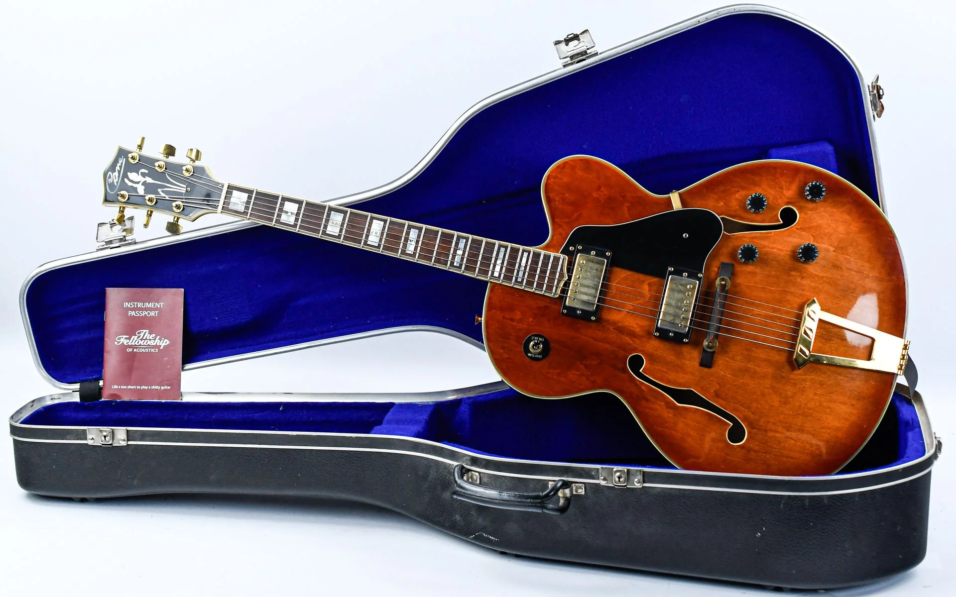 Cane Archtop Cherry Sunburst 1993 - Image 3