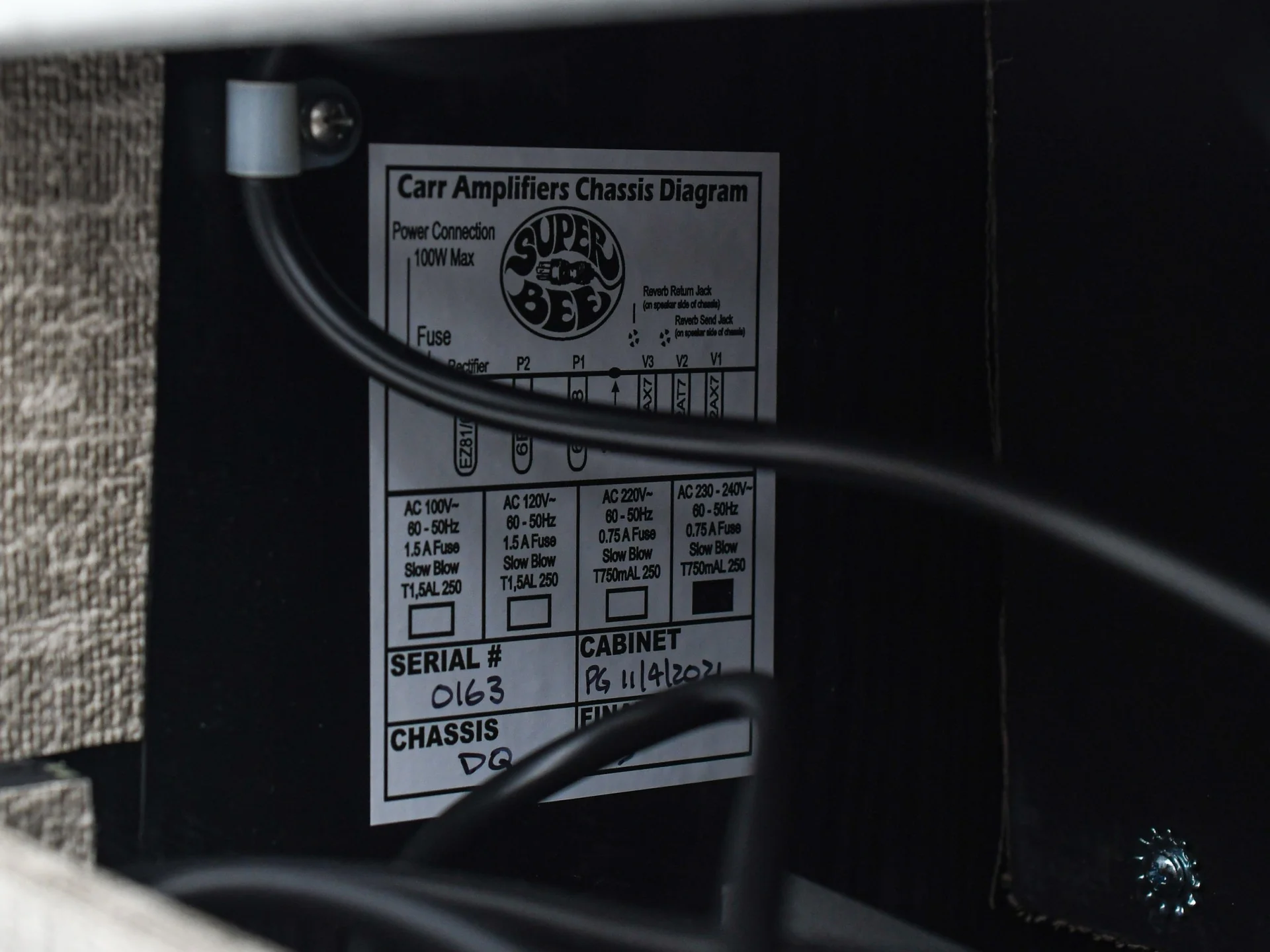 Carr Amps Super Bee 1x12 Slub-Grey Combo - Image 10