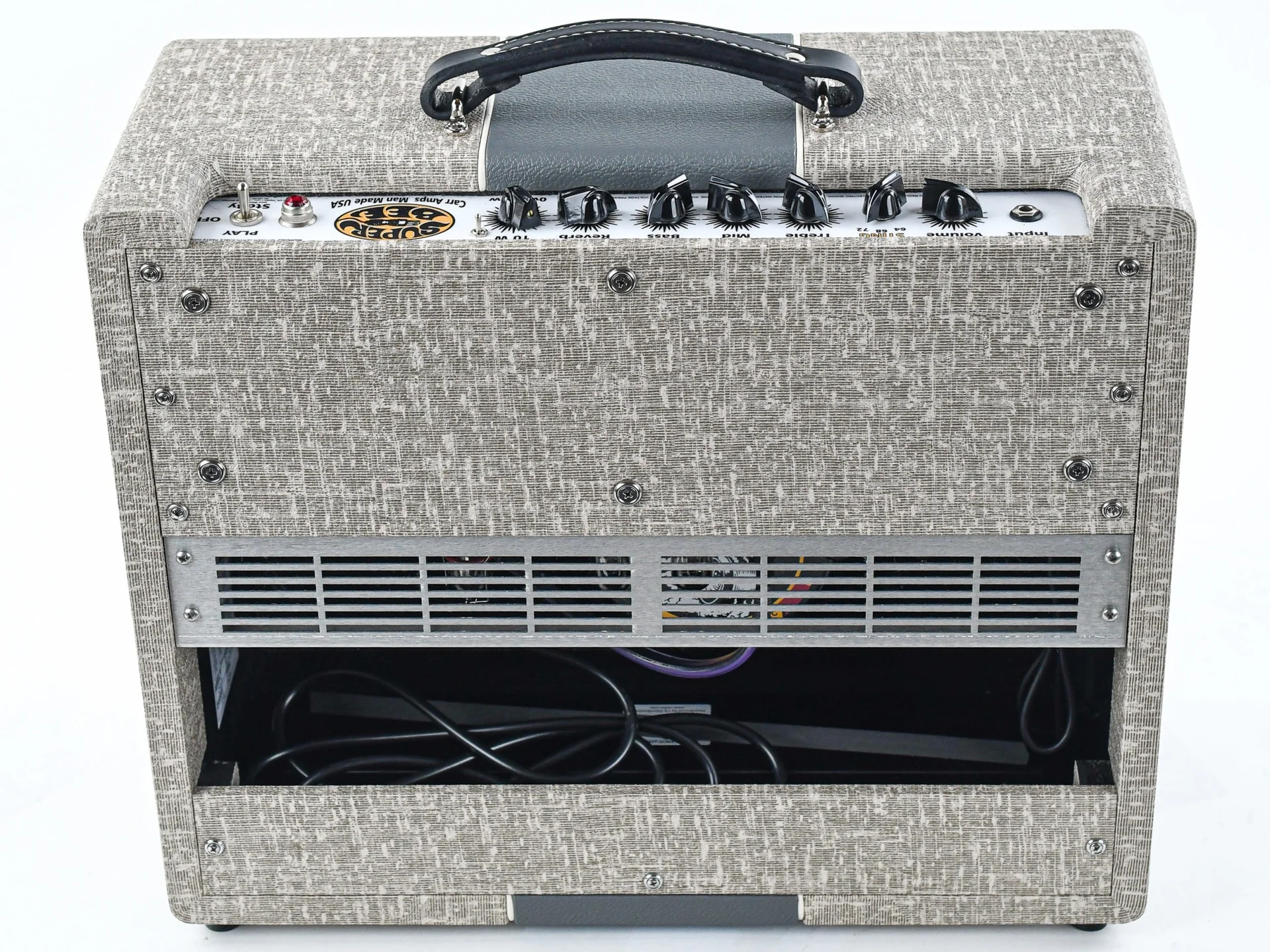 Carr Amps Super Bee 1x12 Slub-Grey Combo - Image 11