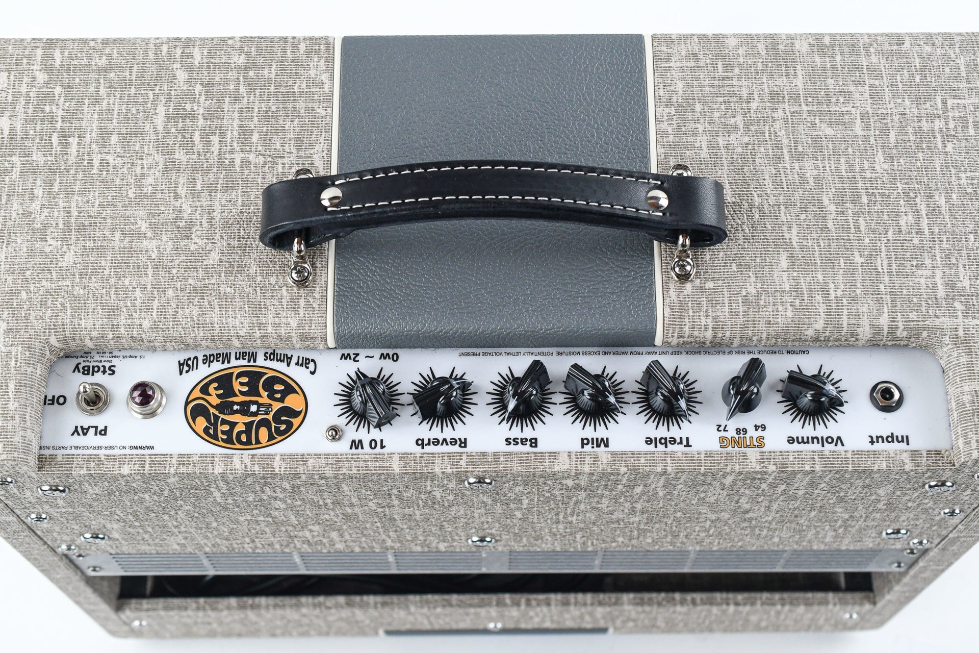 Carr Amps Super Bee 1x12 Slub-Grey Combo - Image 12