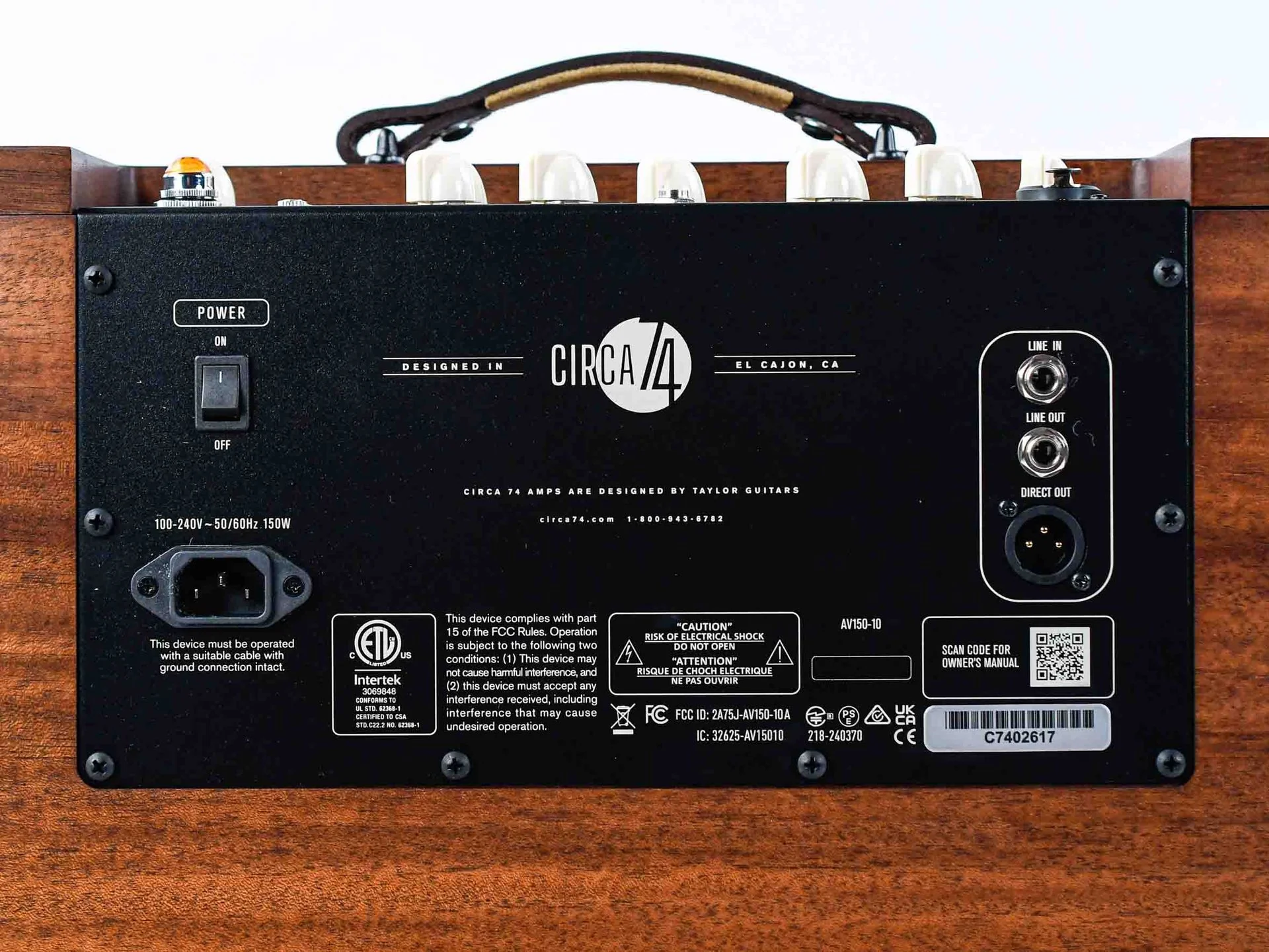 Circa 74 AV150-10 Amp Mahogany - Image 11
