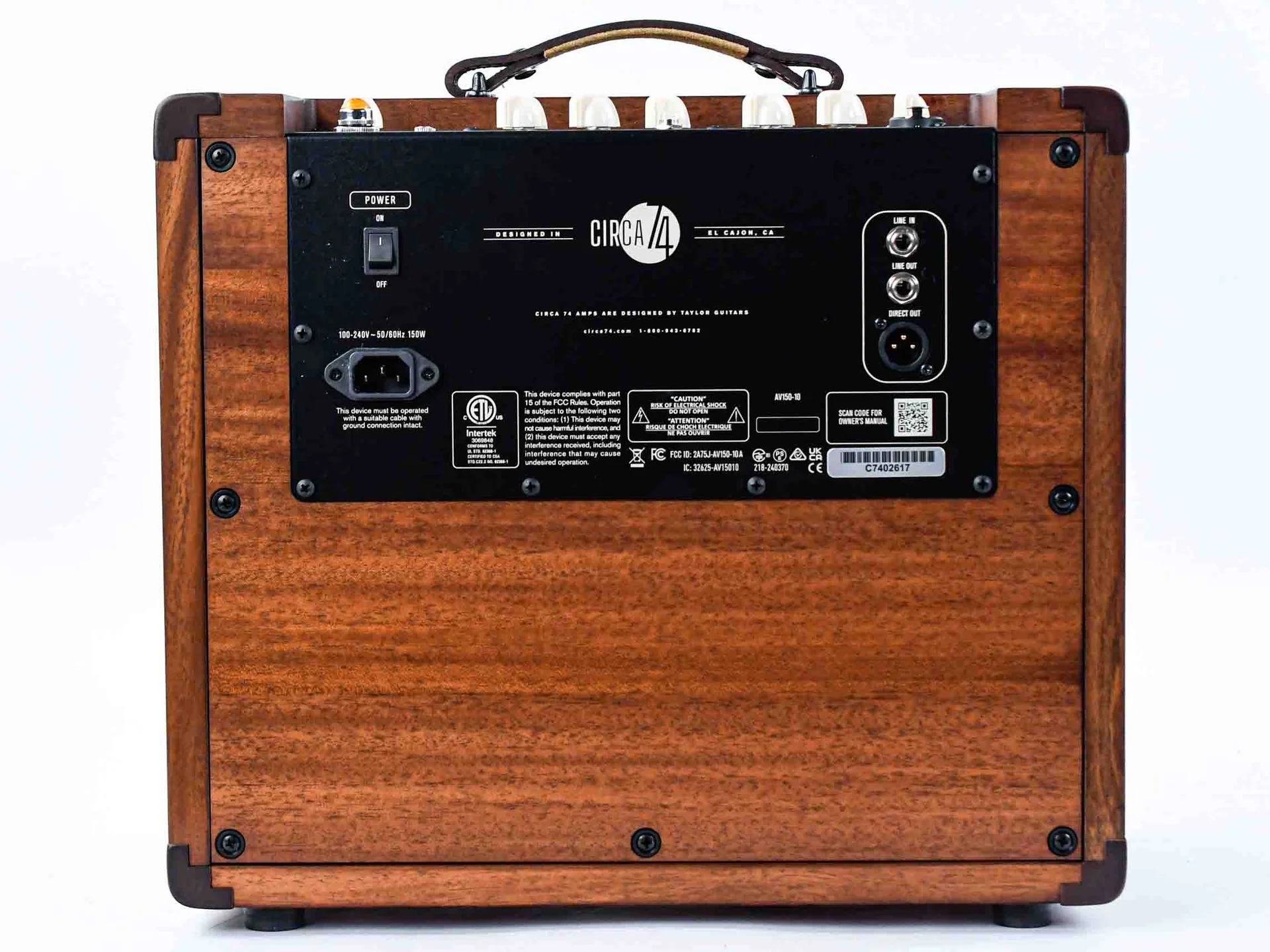 Circa 74 AV150-10 Amp Mahogany - Image 7