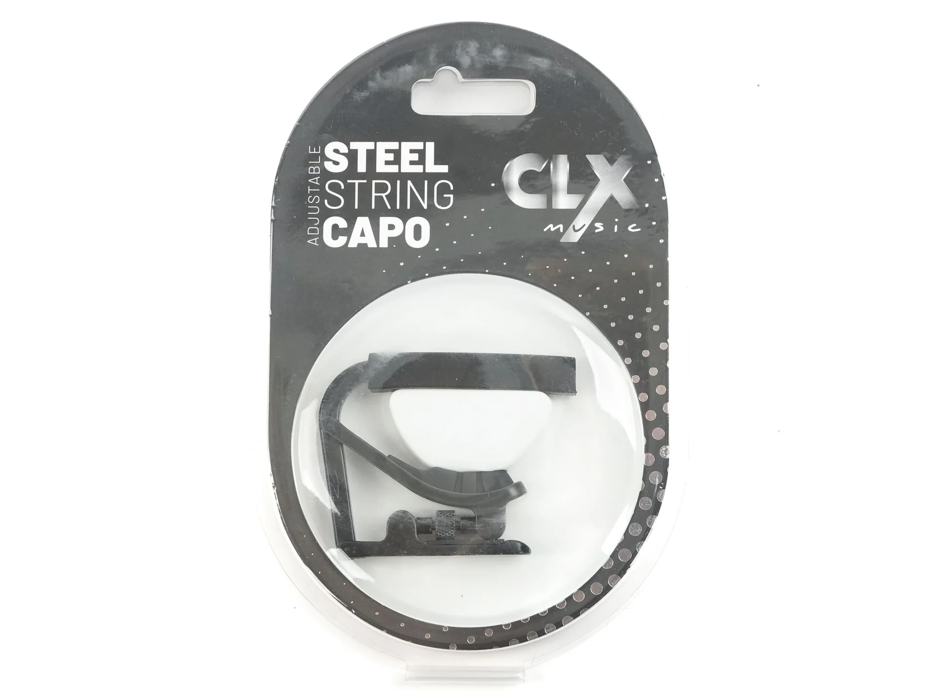 CLX Steel String Capo Deluxe Black - Image 2