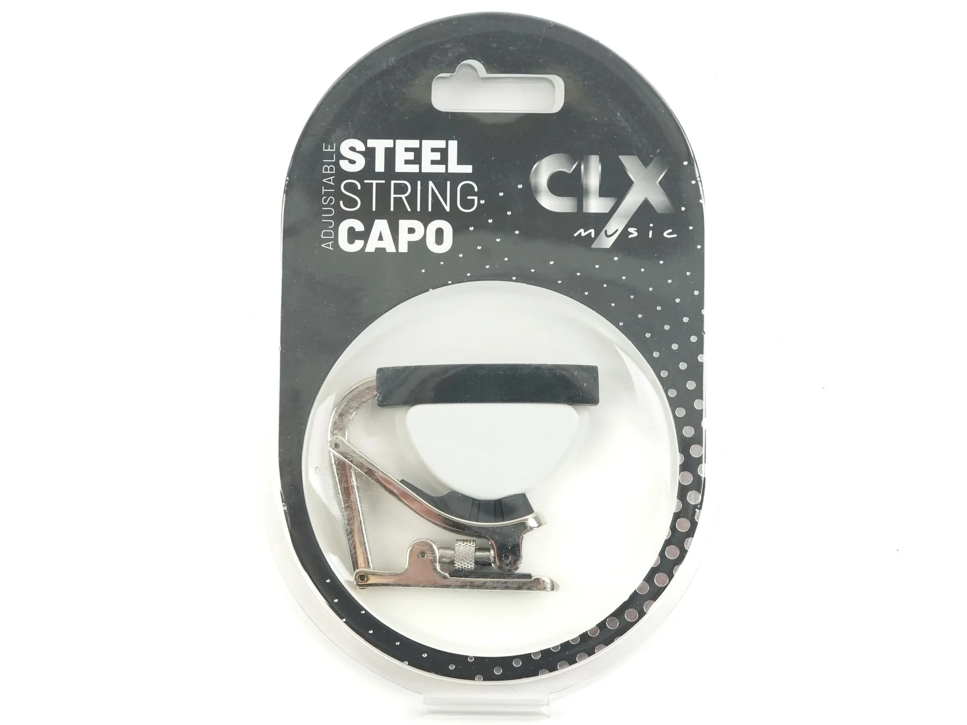 CLX Steel String Capo Deluxe Silver - Image 2