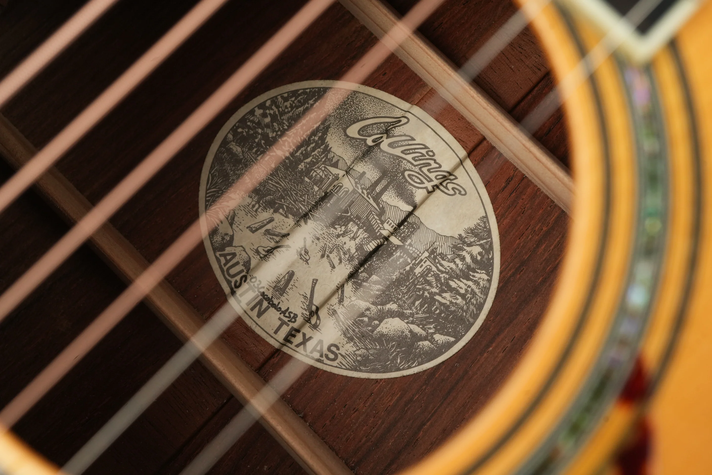 Collings 03A Custom Cocobolo Adirondack Spruce Western Shaded Top 2024 - Image 12