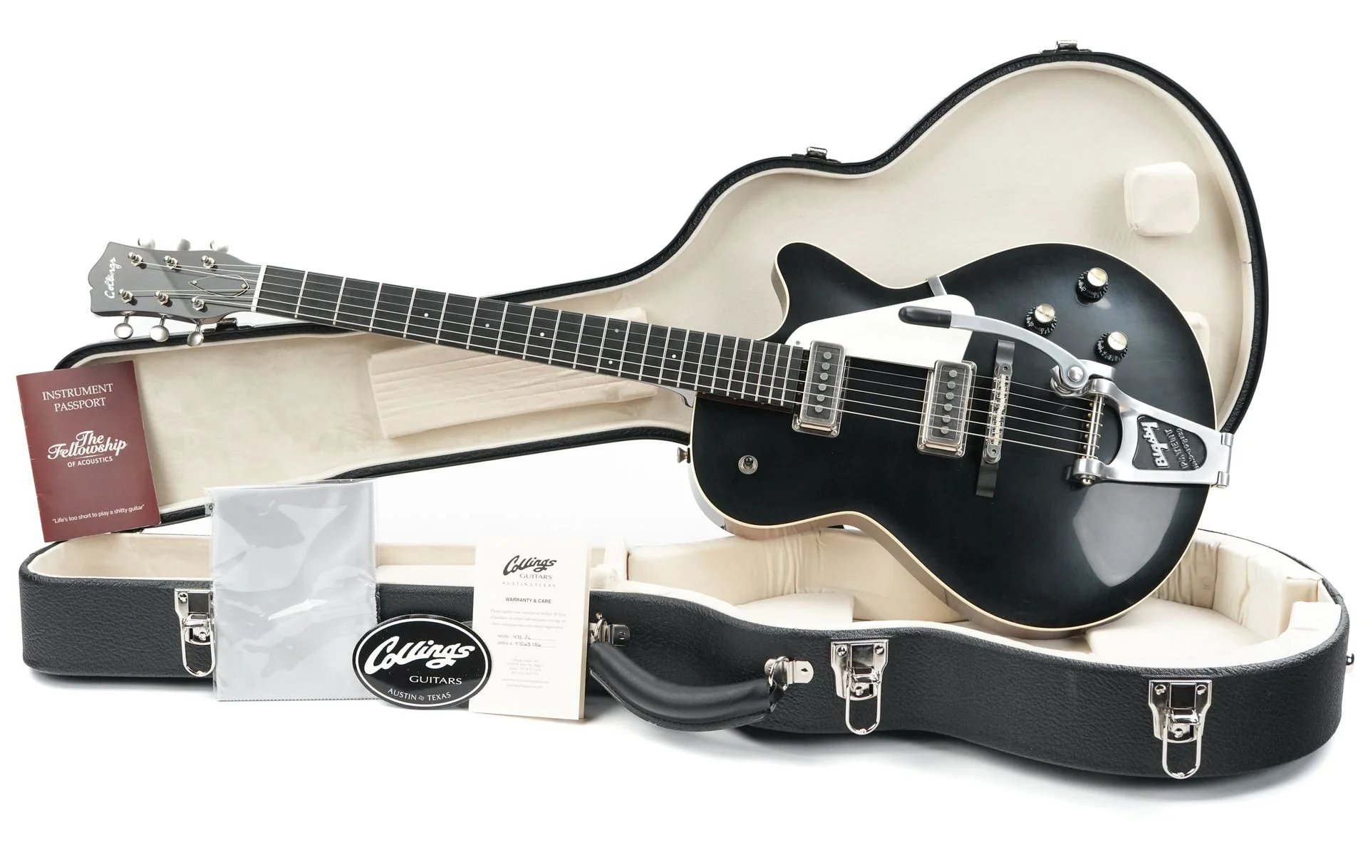 Collings 470JL Julian Lage Black - Image 3