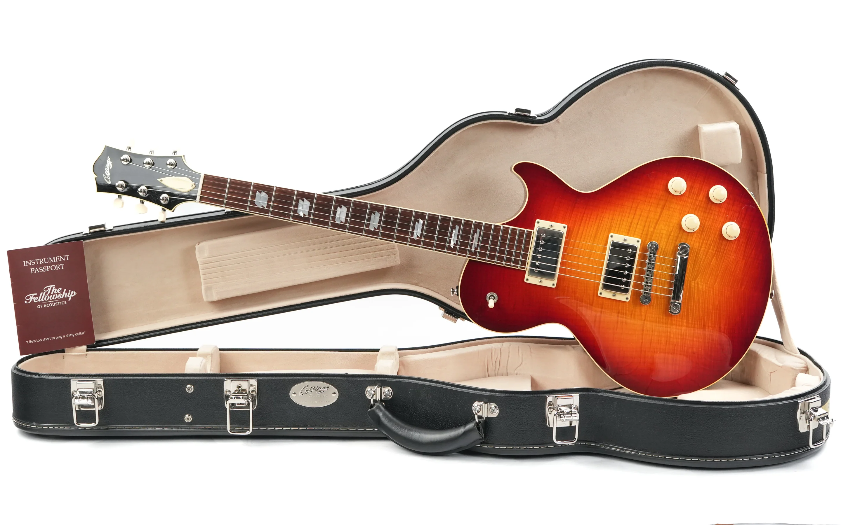Collings City Limits Deluxe Cherry Sunburst 2012 - Image 3