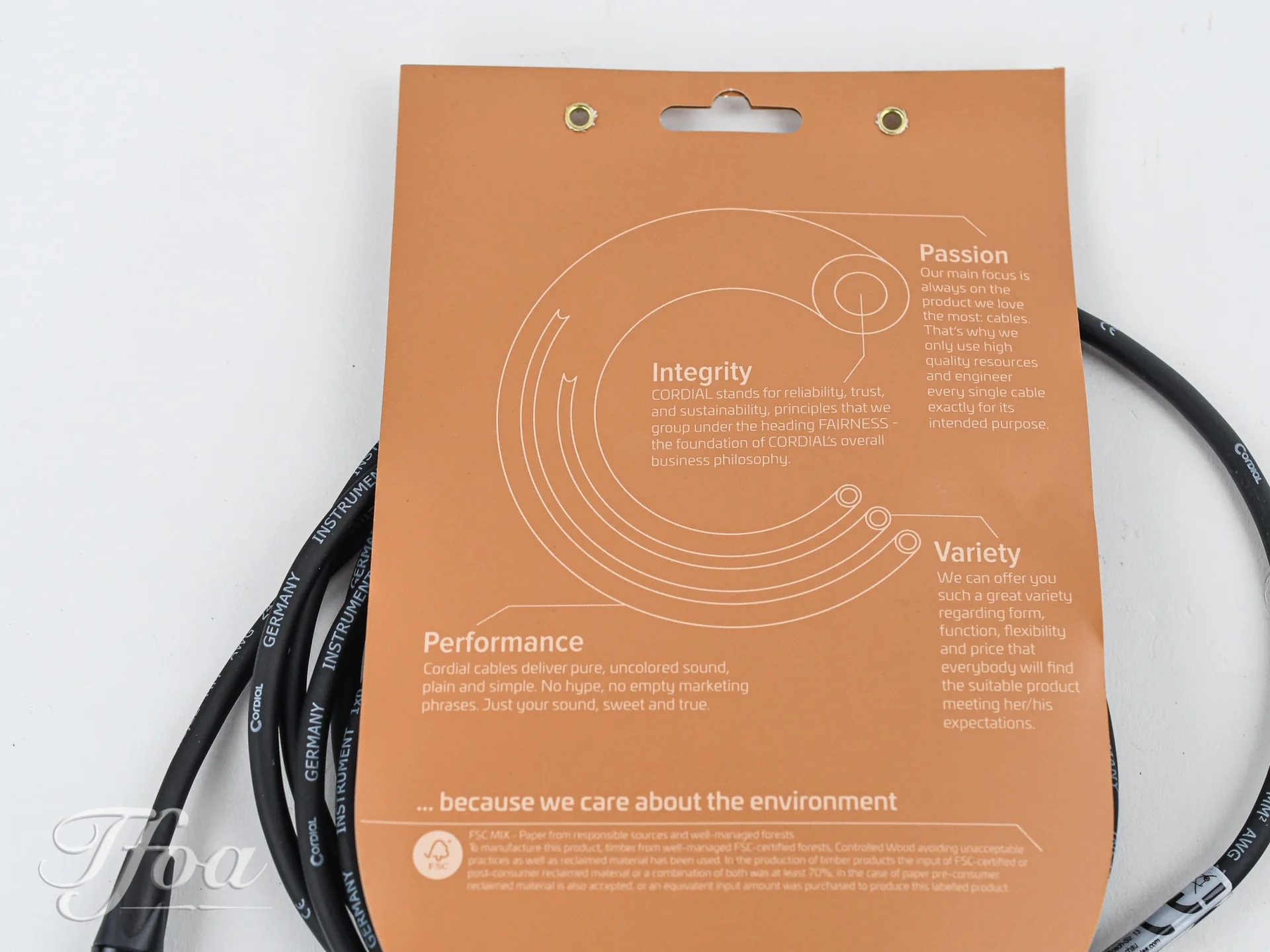 Cordial CPI3PR Select Guitar Cable Angled 3M - Image 2