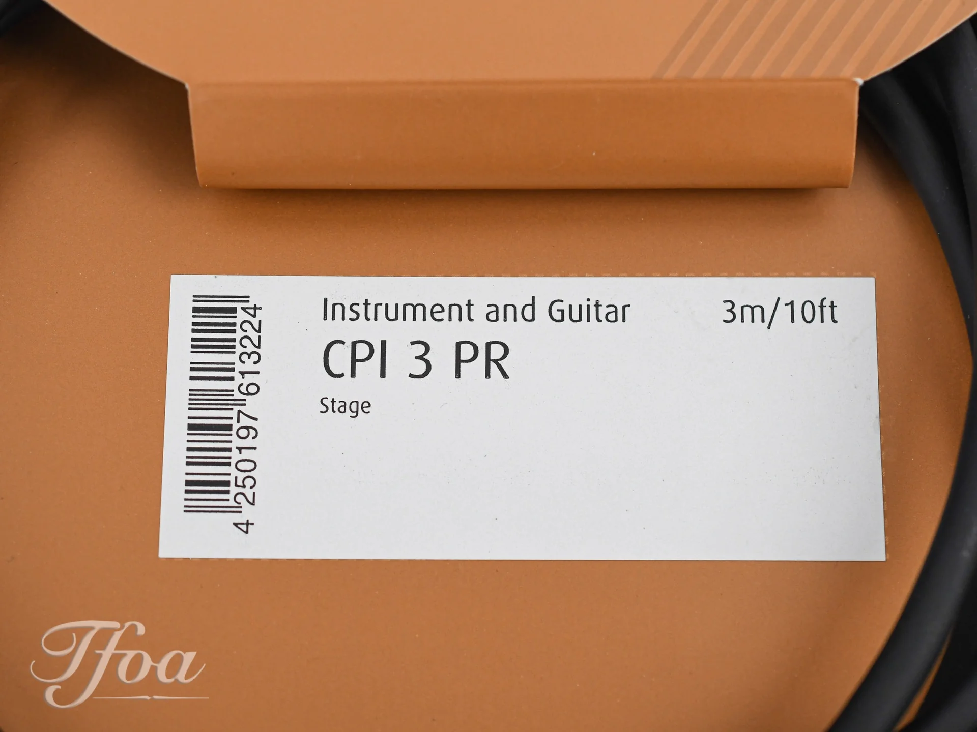 Cordial CPI3PR Select Guitar Cable Angled 3M - Image 4