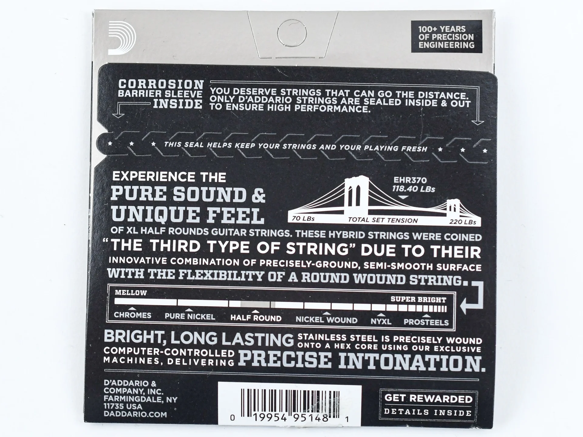 D'Addario EHR370 Half-Rounds 11-49 - Image 2