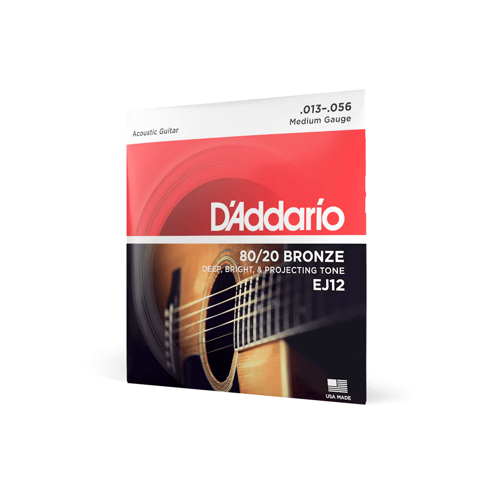 D'Addario EJ12 Medium - 80/20 Bronze - Image 4