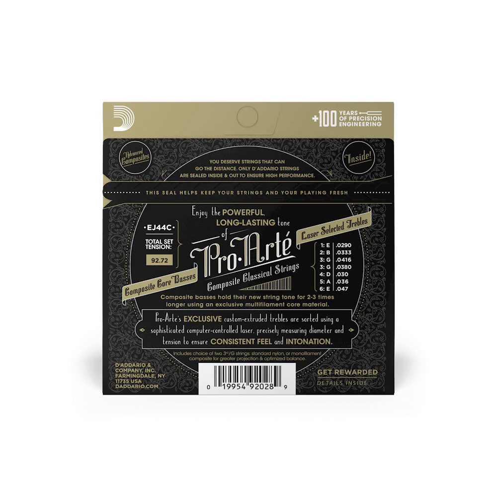 D'addario EJ44C Pro-Arté Extra Hard Tension - Image 2