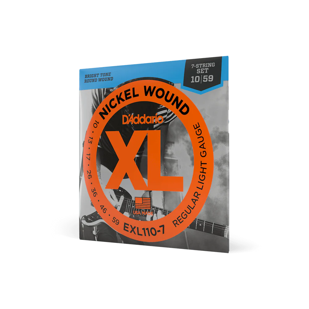 D'Addario EXL110-7 Nickel Wound Regular Light 10-59 7 String - Image 2
