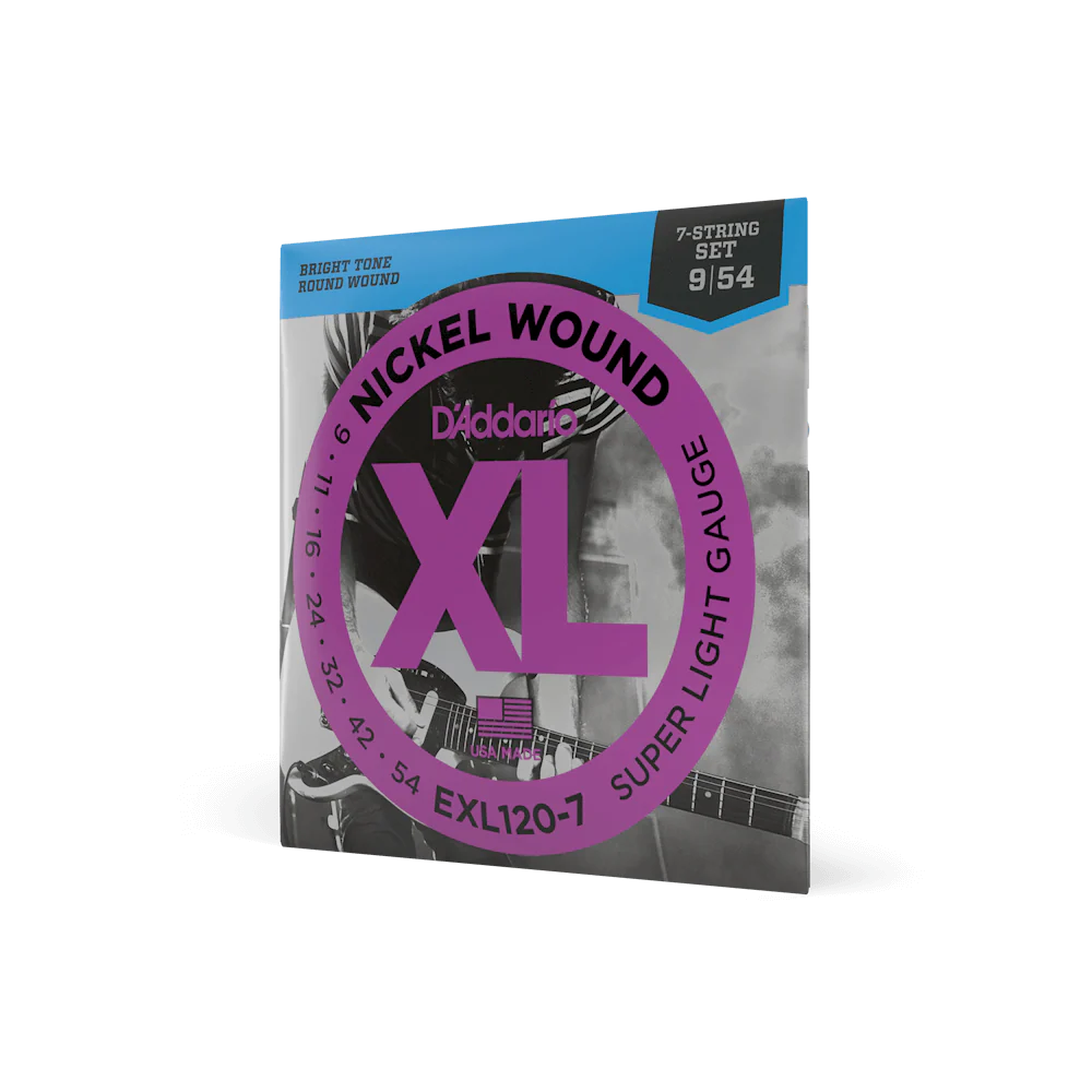 D'Addario EXL120-7 Nickel Wound Super Light 09-54 7 String - Image 2