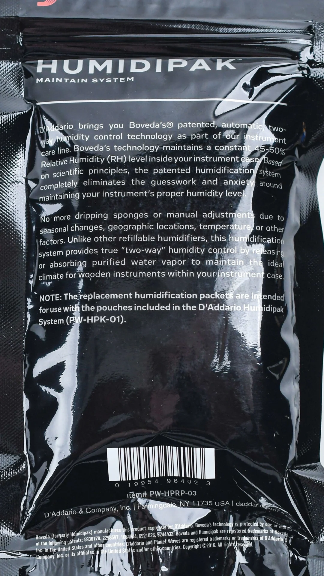 D'Addario Humidipak 3 Replacement - Image 2