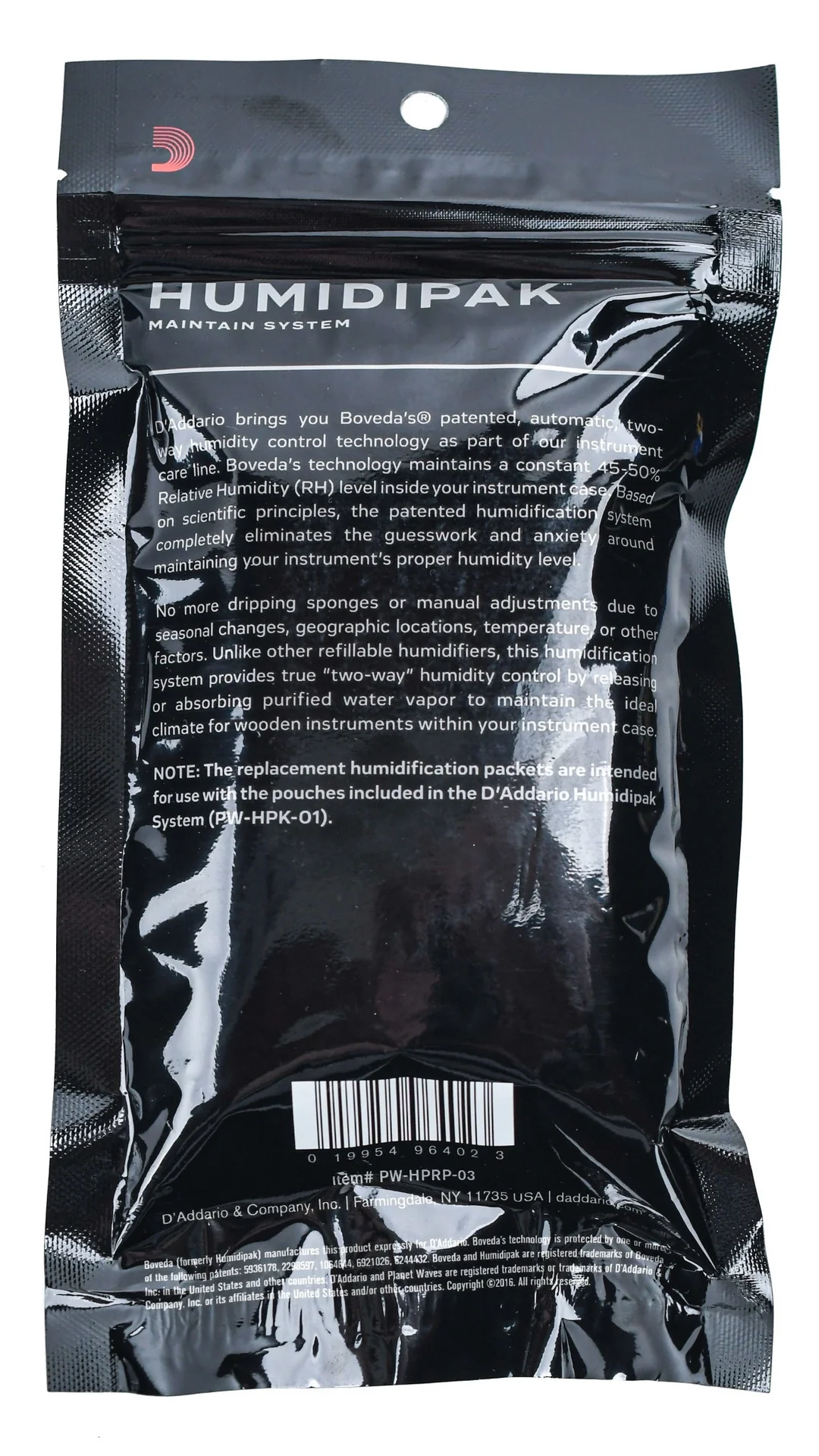 D'Addario Humidipak 3 Replacement - Image 4